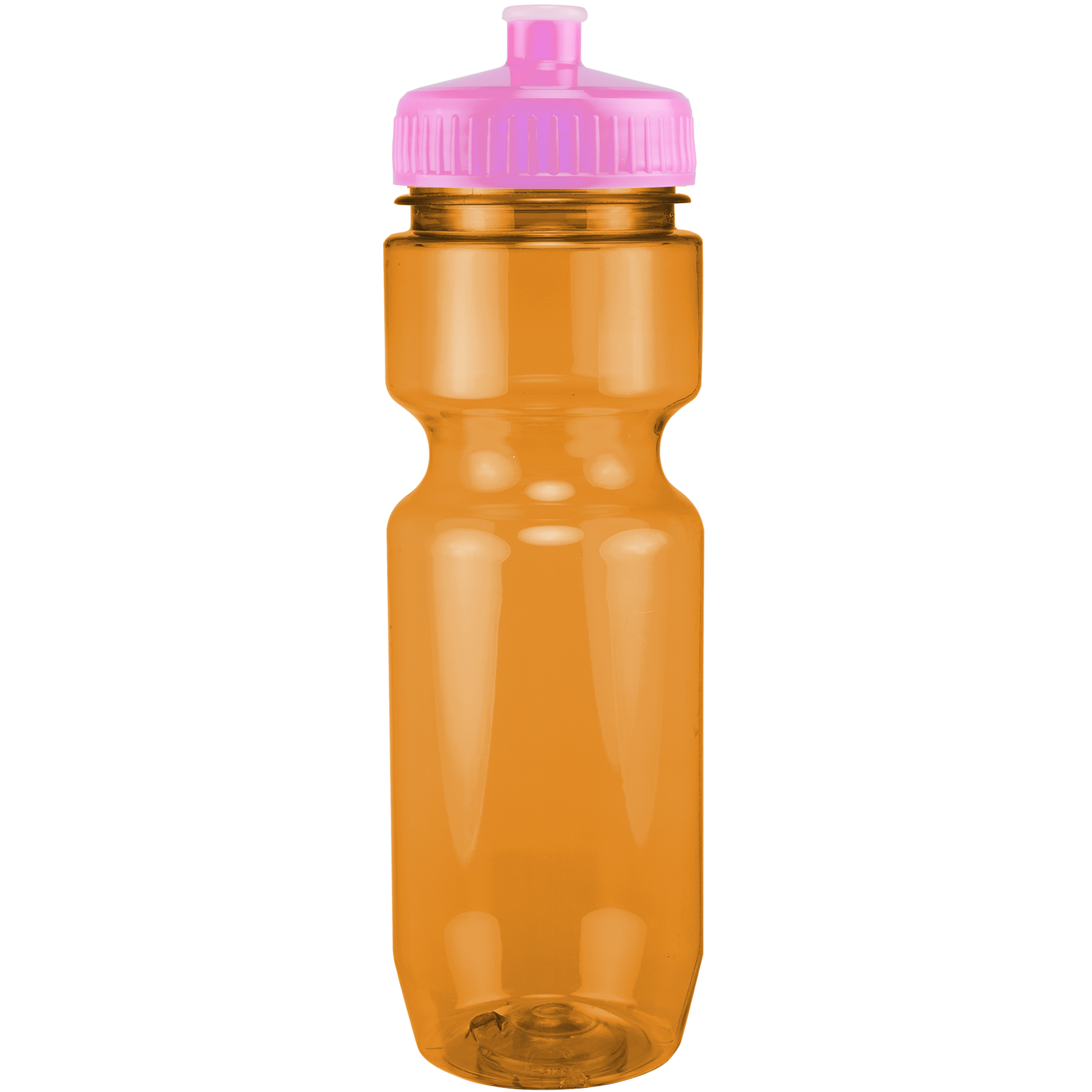 Picture of 22 Oz Translucent Bike Bottle w/ Push Pull Lid