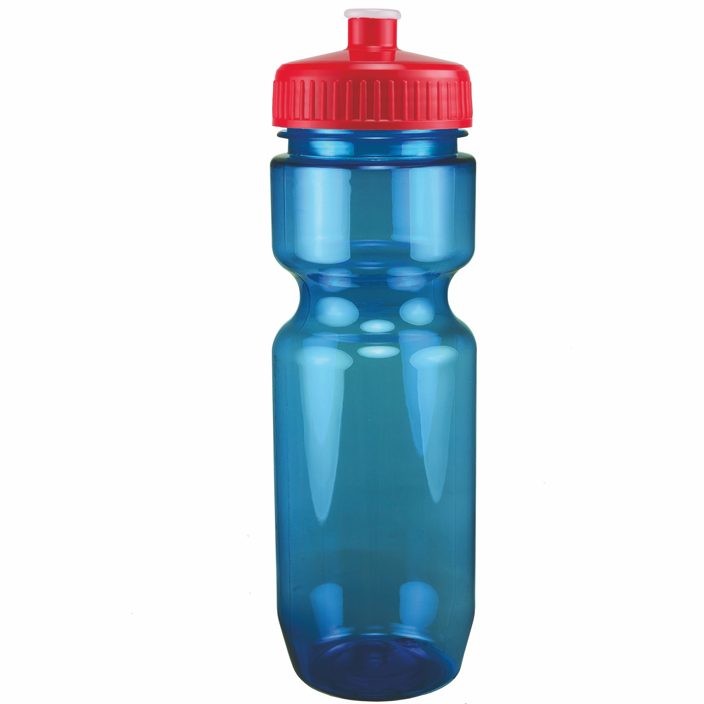 Picture of 22 Oz Translucent Bike Bottle w/ Push Pull Lid