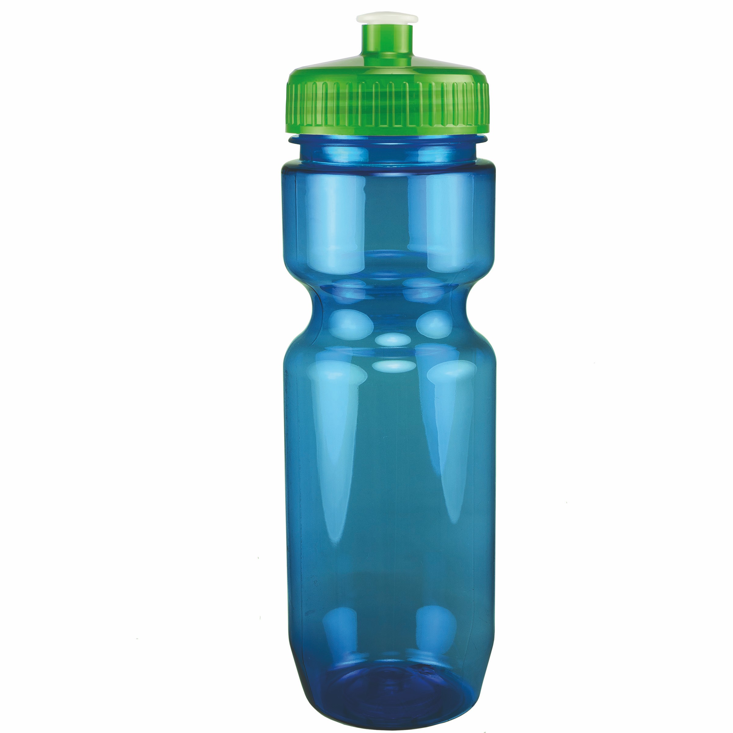 Picture of 22 Oz Translucent Bike Bottle w/ Push Pull Lid