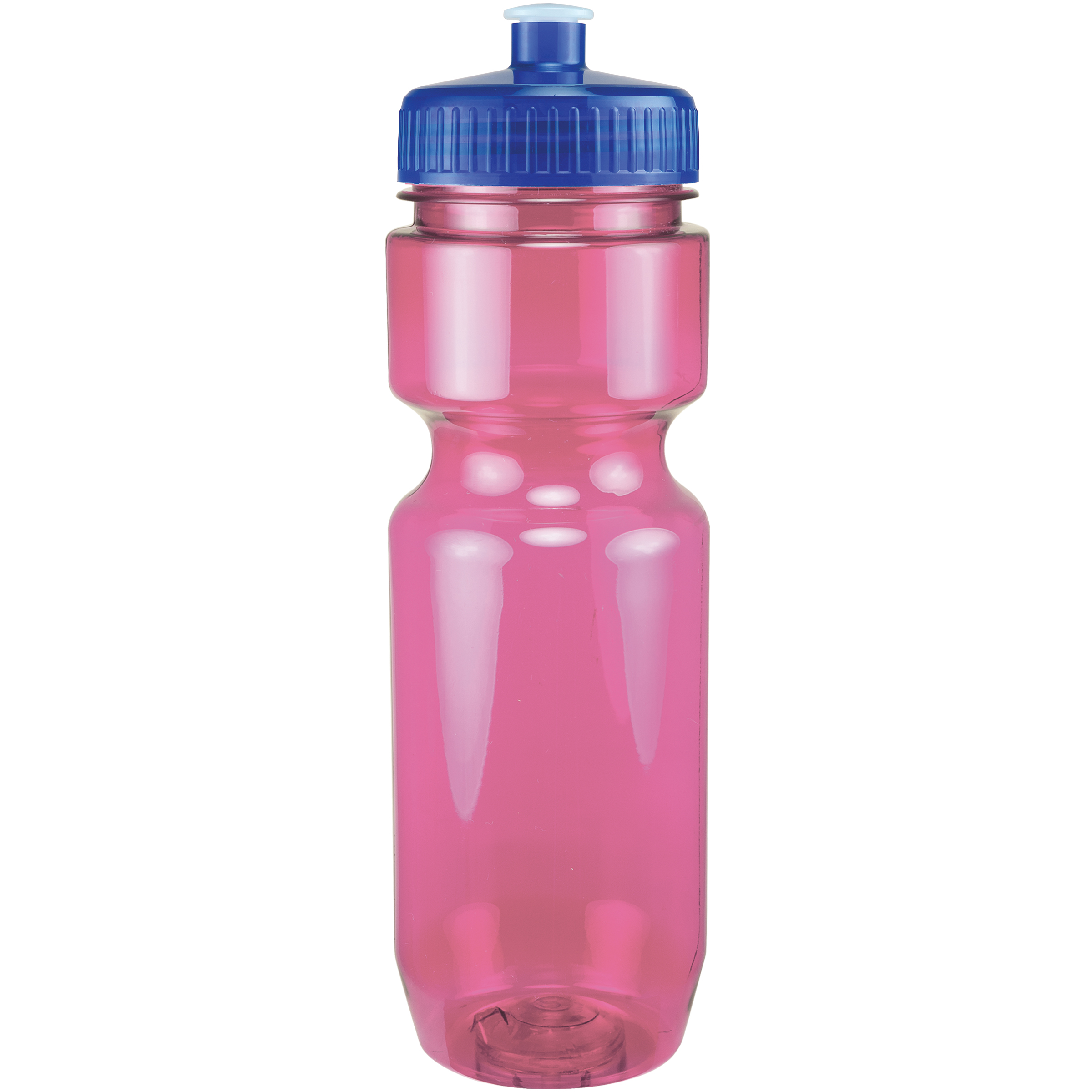 Picture of 22 Oz Translucent Bike Bottle w/ Push Pull Lid