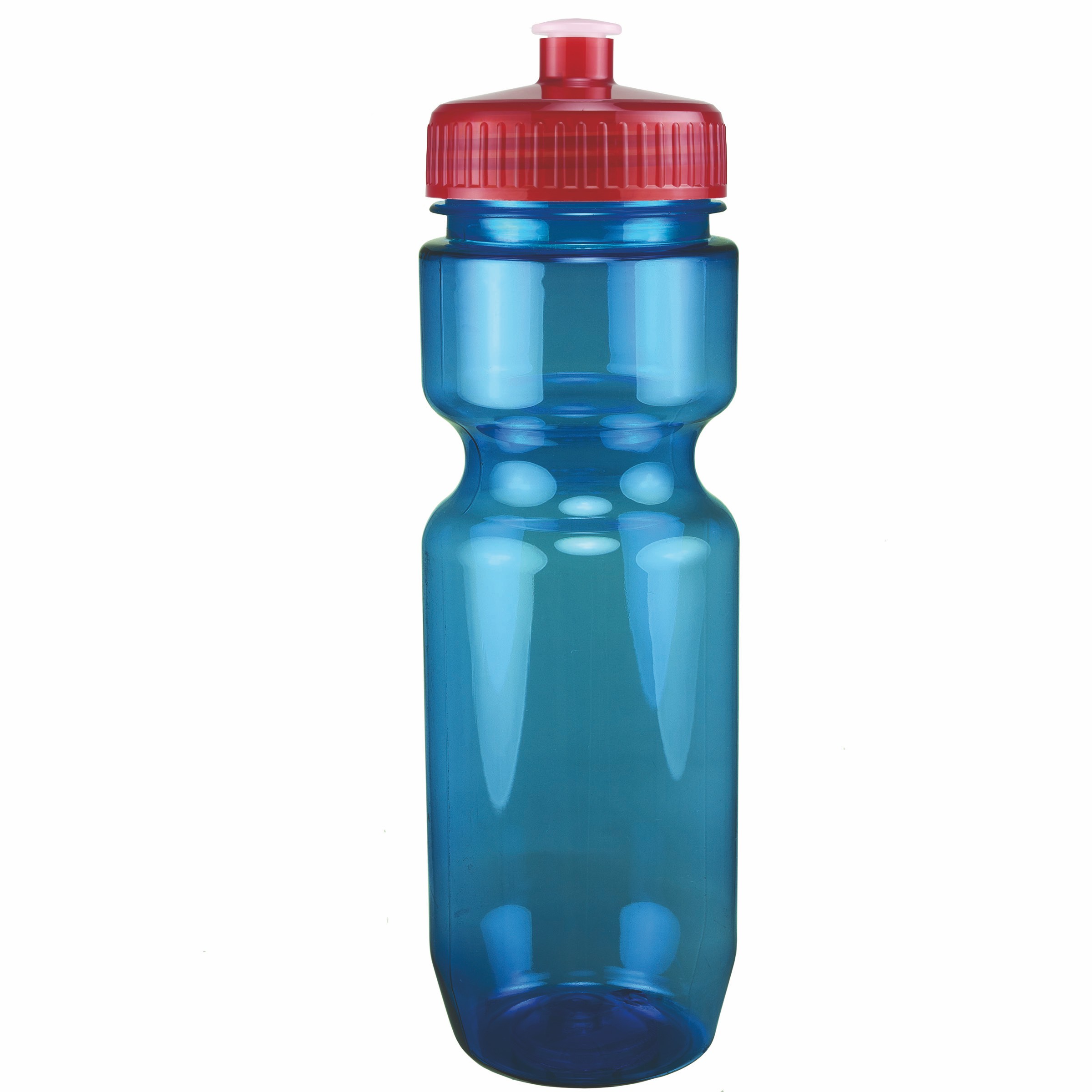 Picture of 22 Oz Translucent Bike Bottle w/ Push Pull Lid