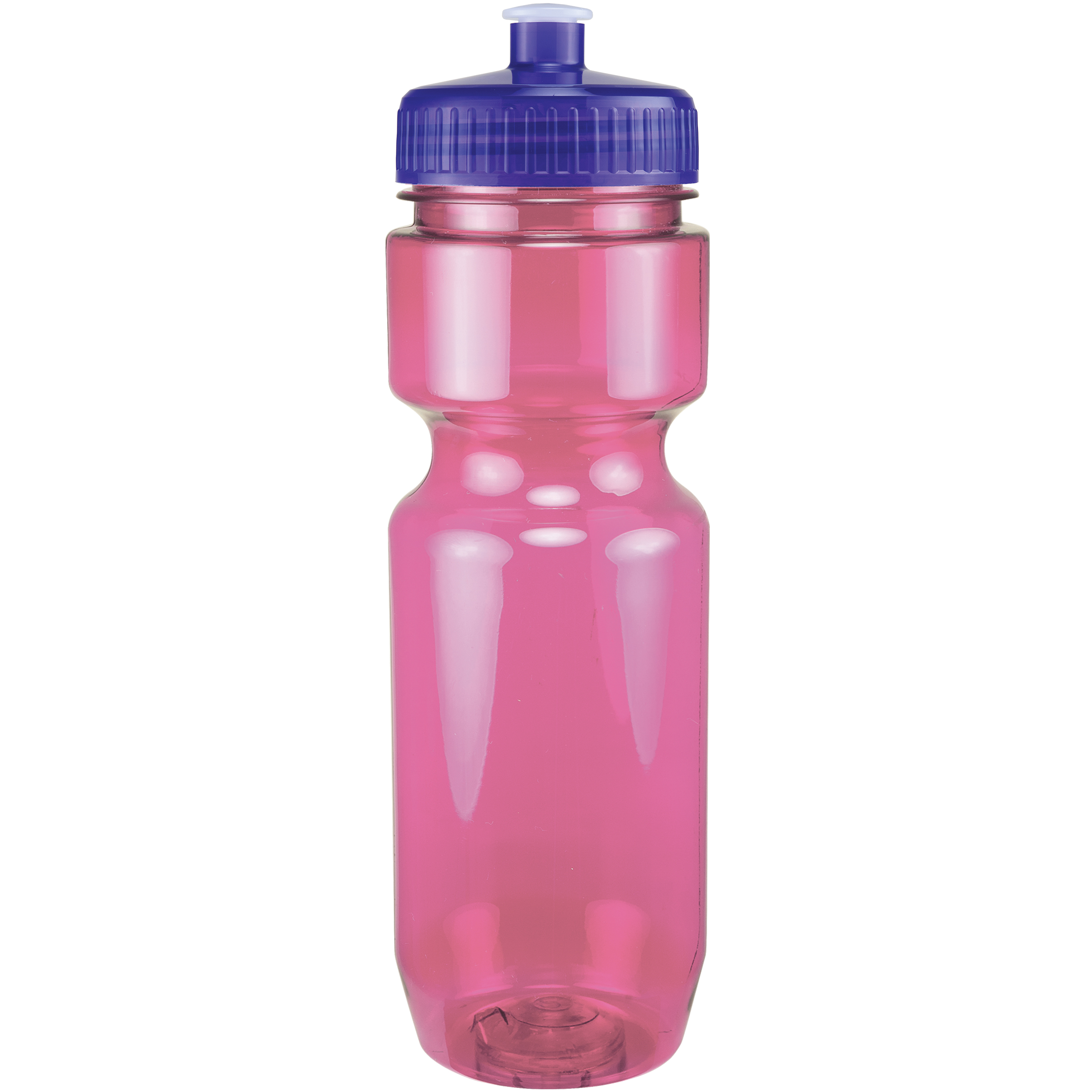 Picture of 22 Oz Translucent Bike Bottle w/ Push Pull Lid