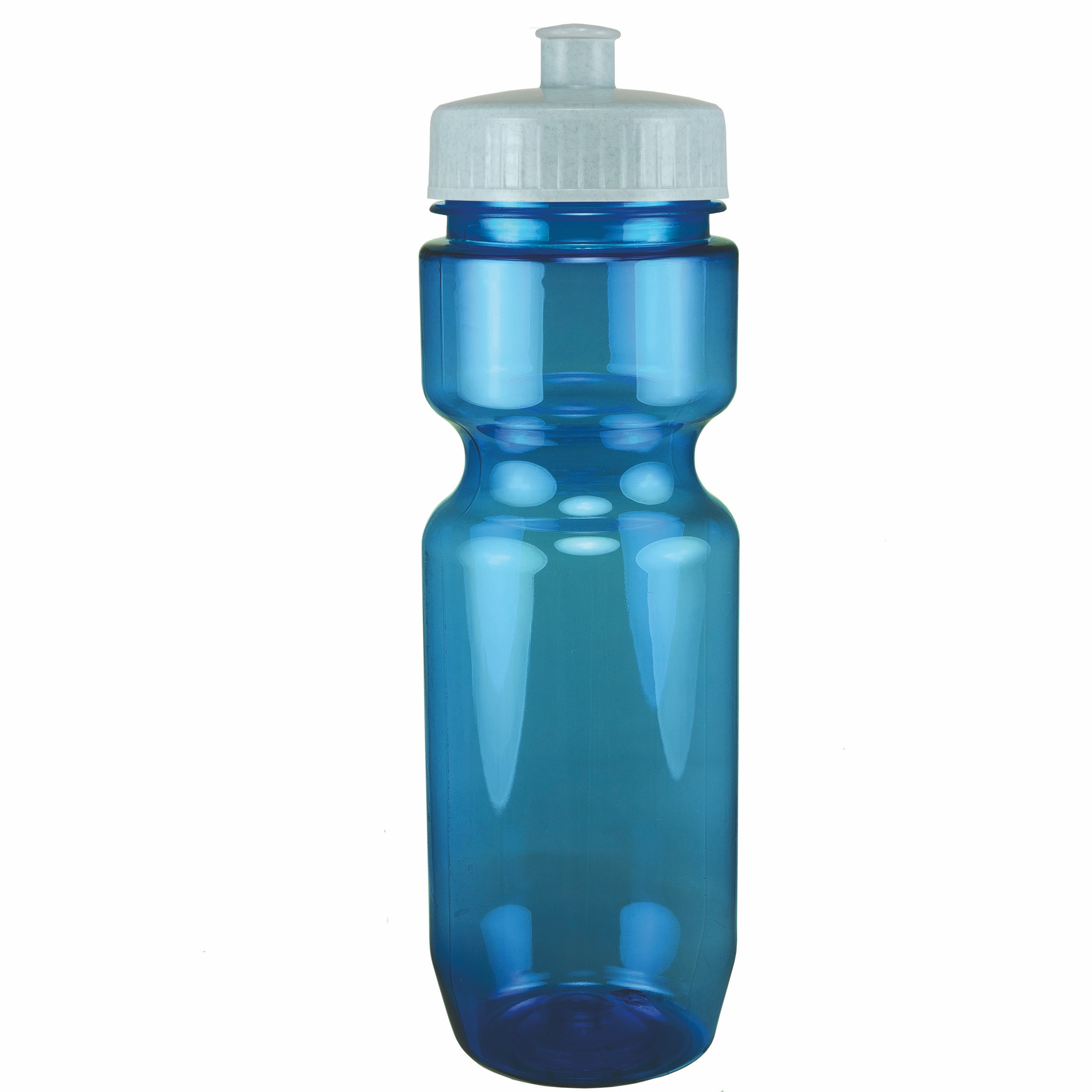Picture of 22 Oz Translucent Bike Bottle w/ Push Pull Lid