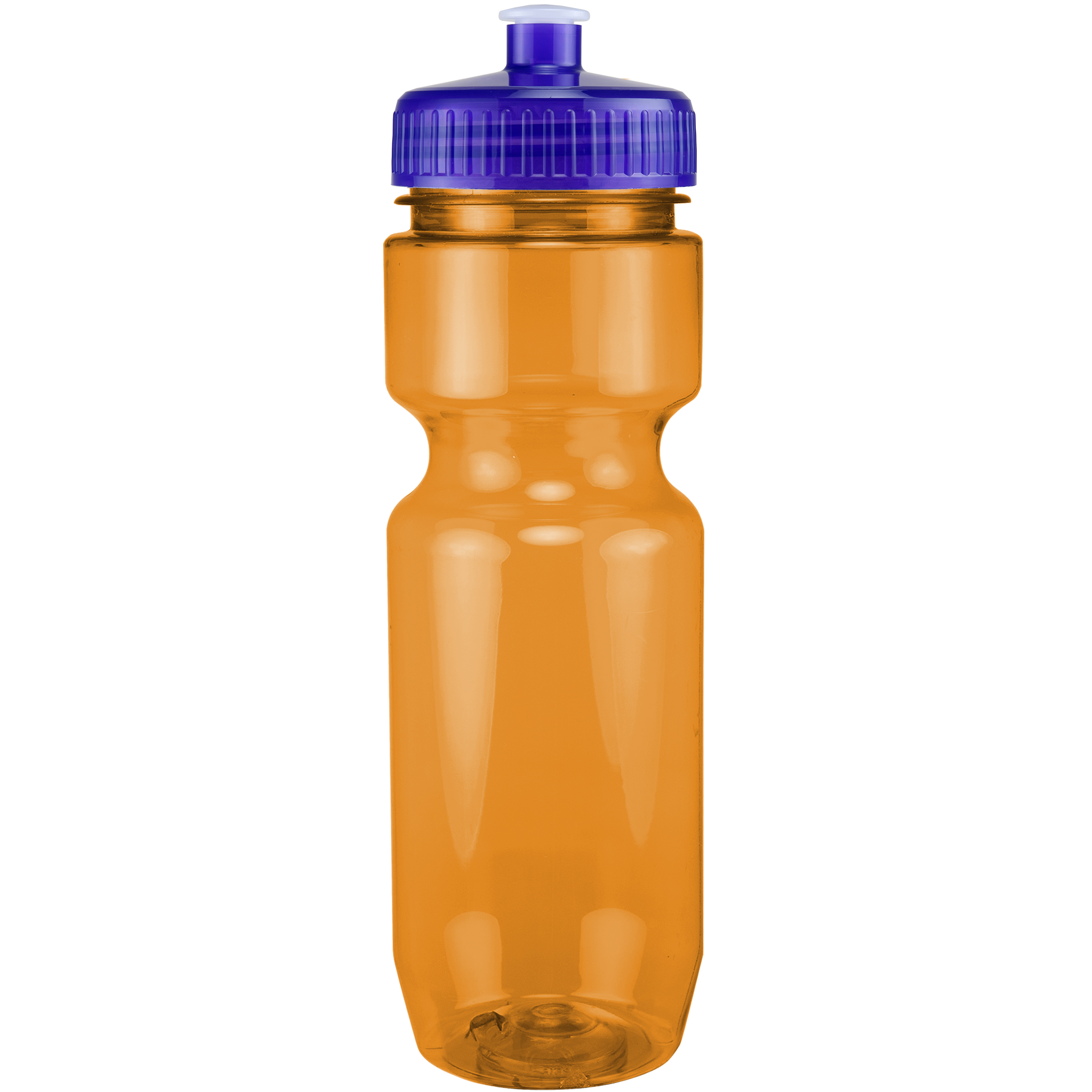 Picture of 22 Oz Translucent Bike Bottle w/ Push Pull Lid