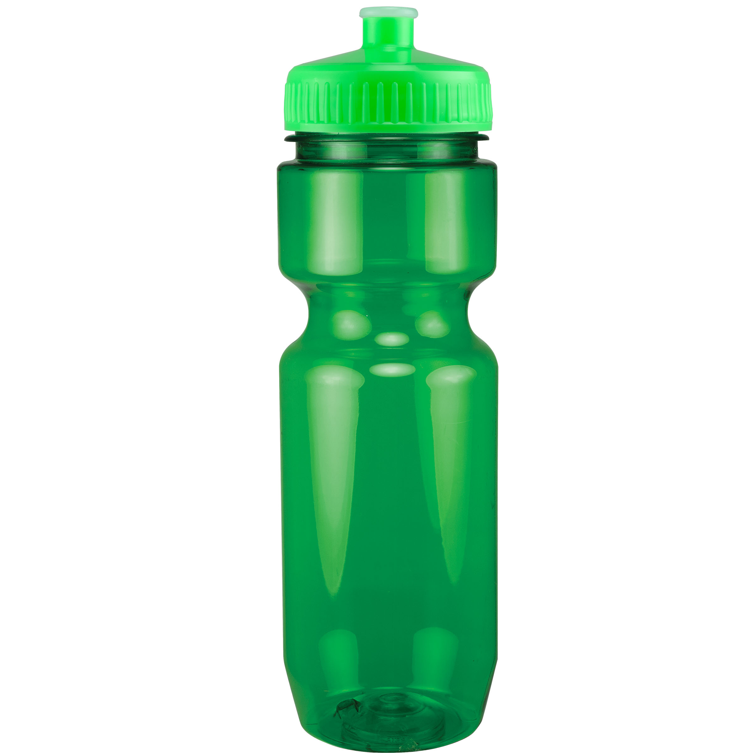 Picture of 22 Oz Translucent Bike Bottle w/ Push Pull Lid