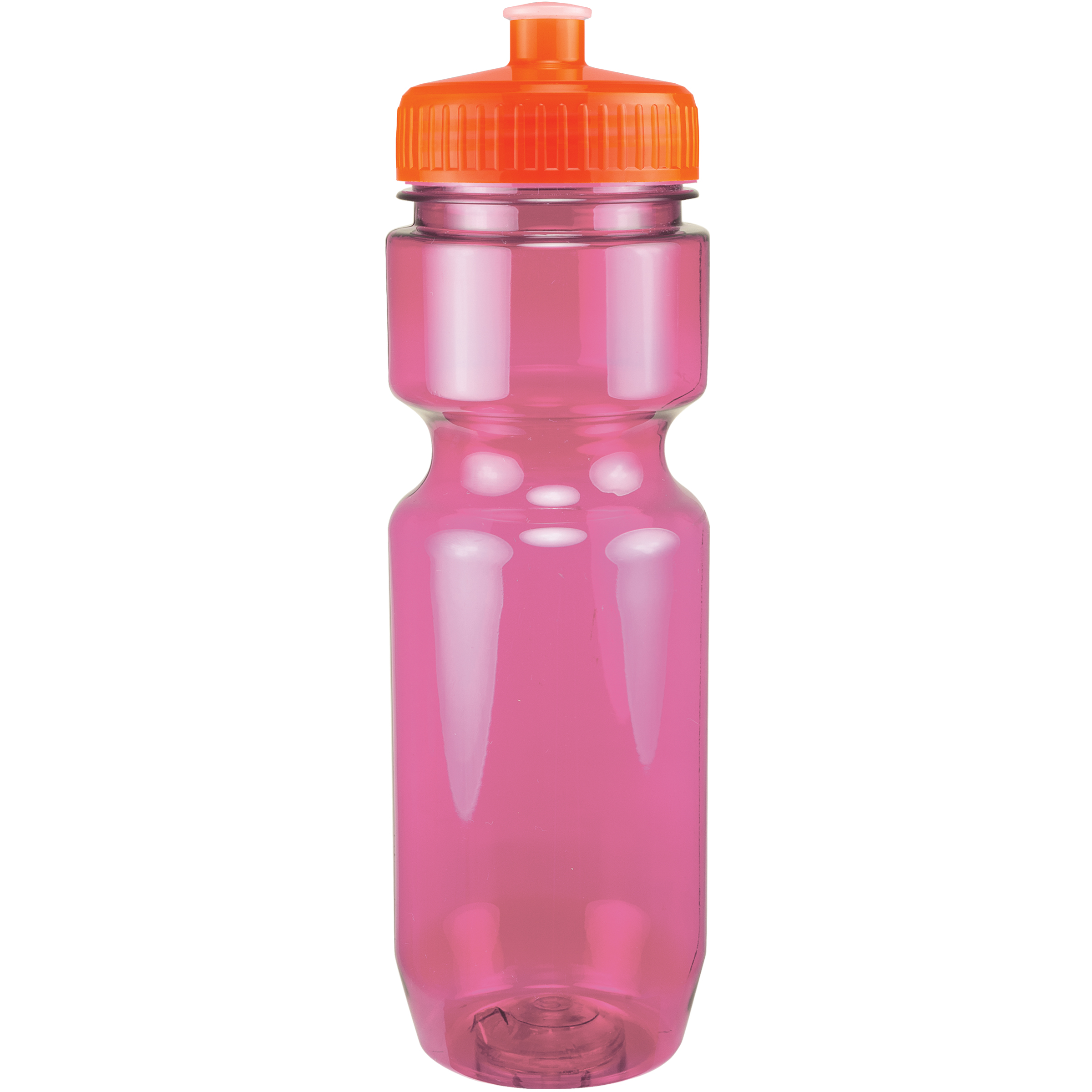 Picture of 22 Oz Translucent Bike Bottle w/ Push Pull Lid
