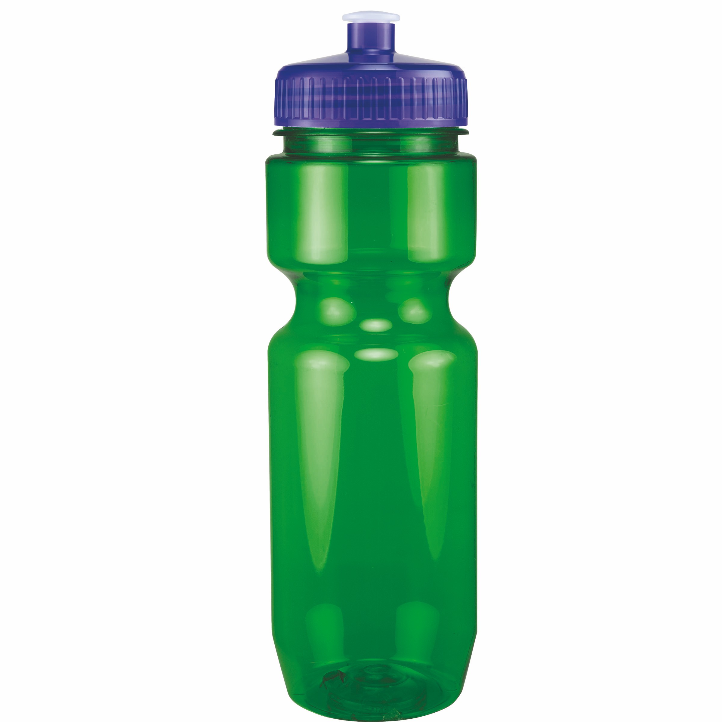 Picture of 22 Oz Translucent Bike Bottle w/ Push Pull Lid