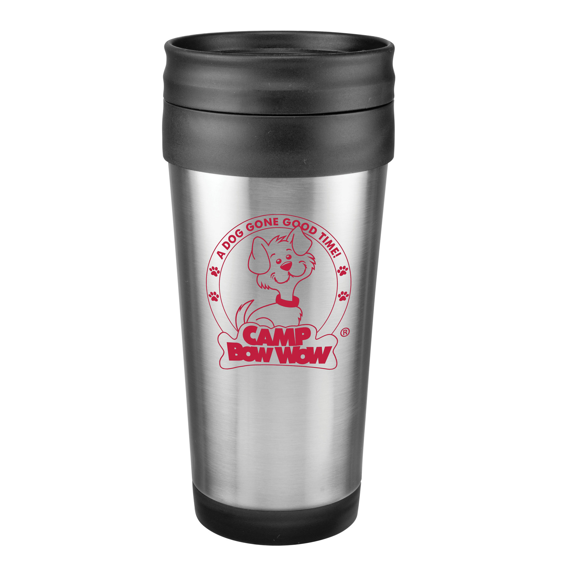 Picture of 14 Oz. Stainless Steel Budget Tumbler w/ Slide 'n Sipp Lid