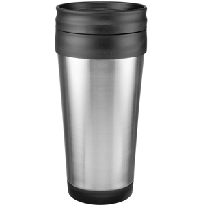 Picture of 14 Oz. Stainless Steel Budget Tumbler w/ Slide 'n Sipp Lid