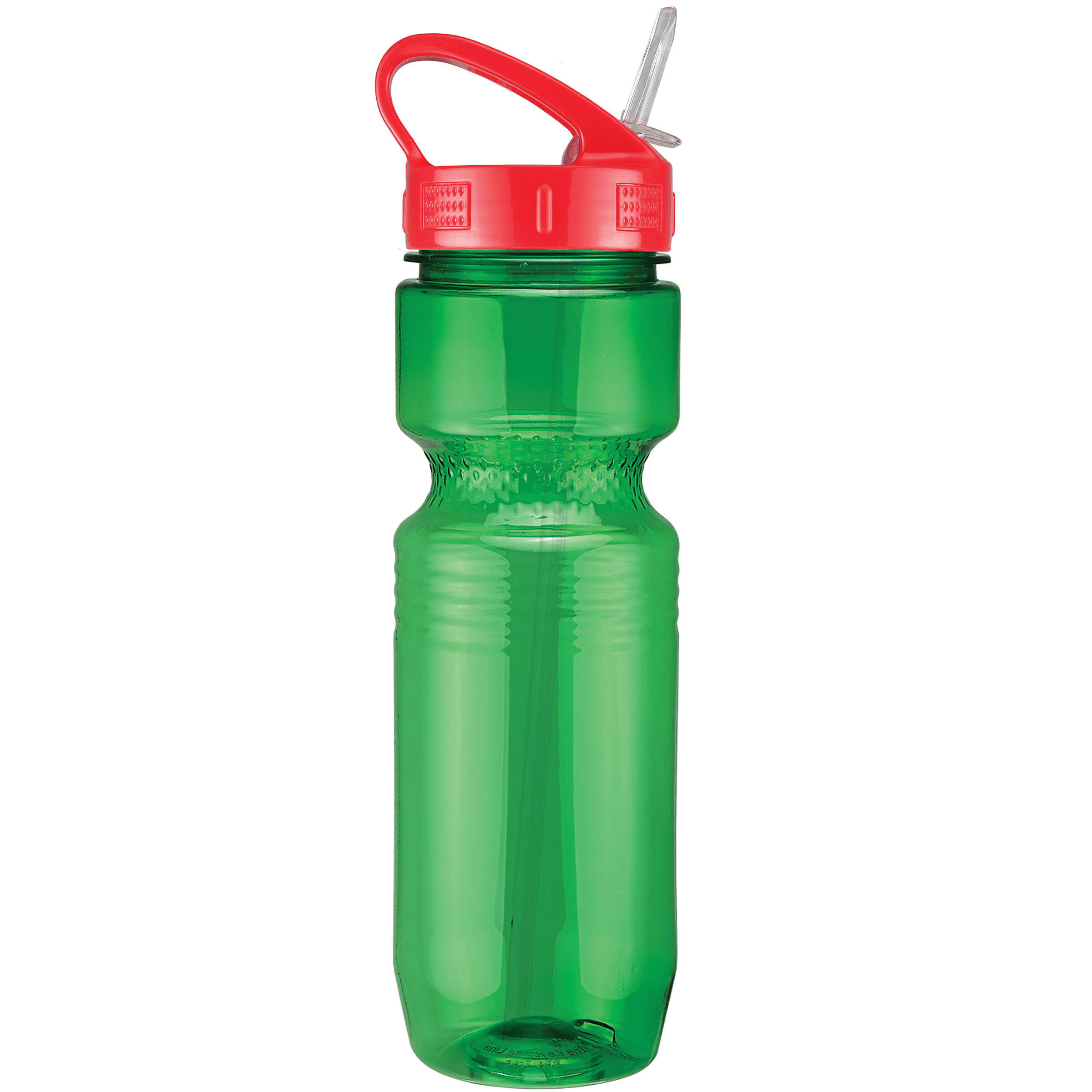 Picture of 26 Oz Translucent Jogger Bottle w/ Sport Sip Lid & Straw