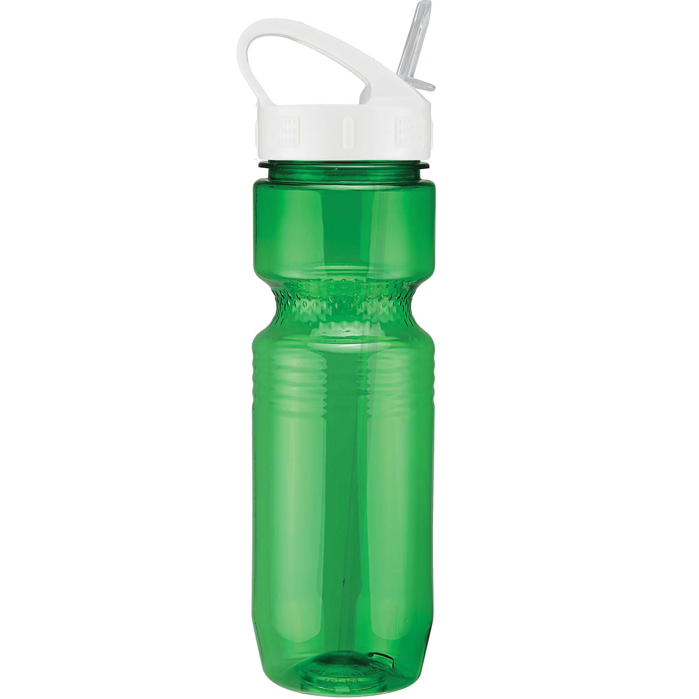 Picture of 26 Oz Translucent Jogger Bottle w/ Sport Sip Lid & Straw