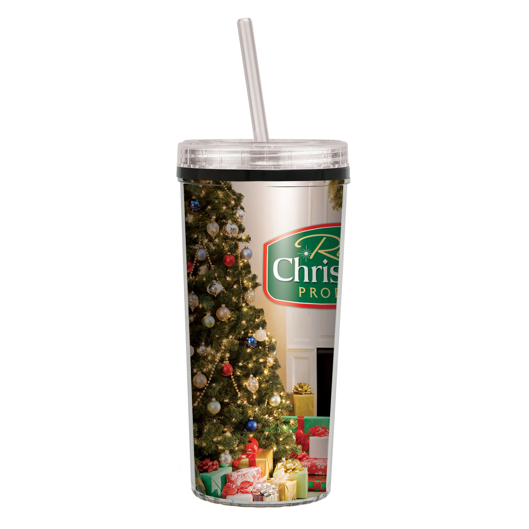 Picture of 16 Oz. Niagara Insulated Tumbler with Full Color Imprint/Screw On Straw Lid