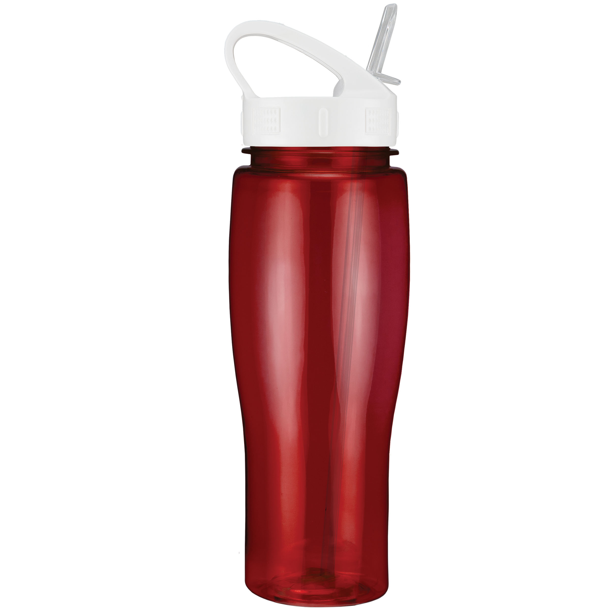 Picture of 24 Oz. Translucent Contour Bottle w/ Sport Sip Lid & Straw