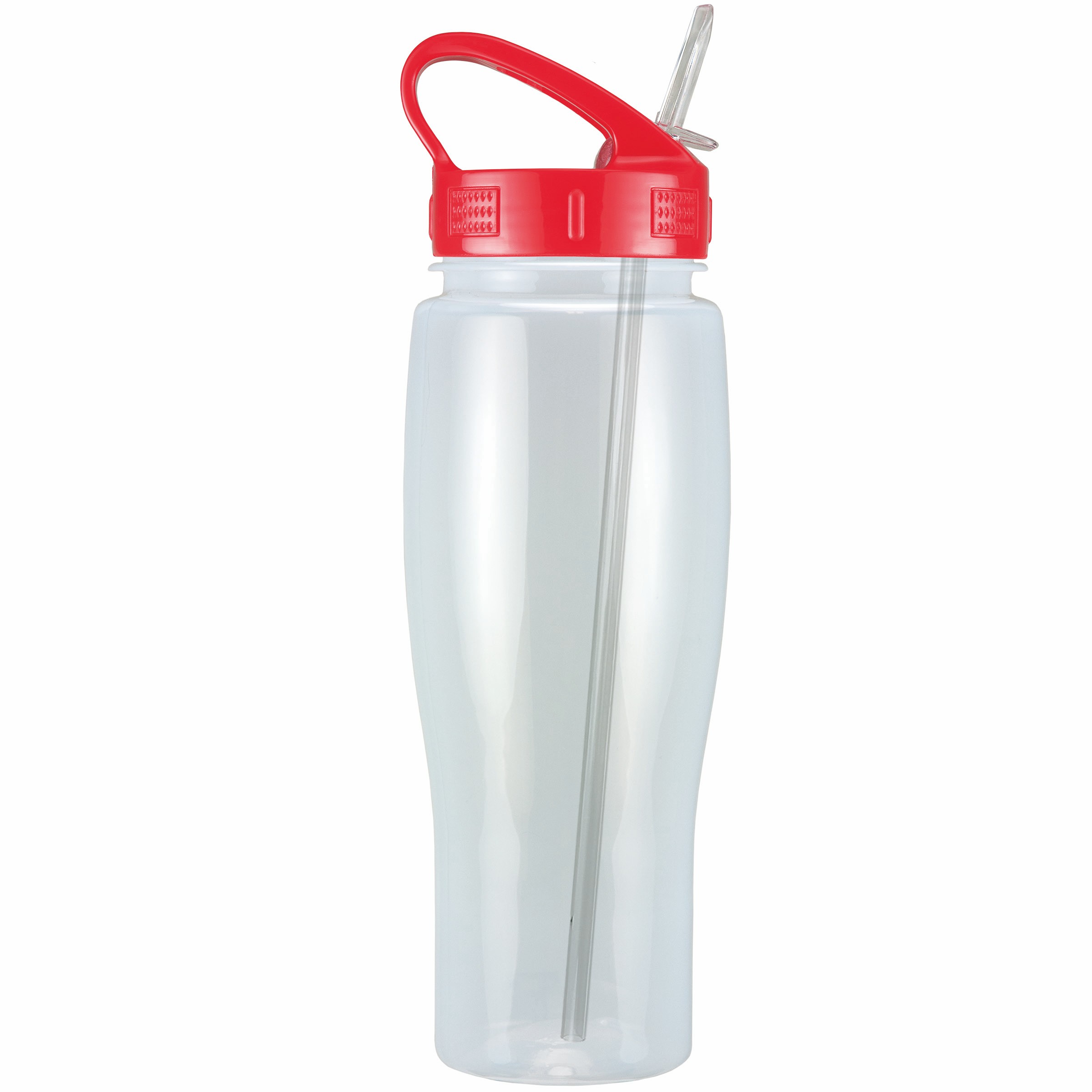 Picture of 24 Oz. Translucent Contour Bottle w/ Sport Sip Lid & Straw