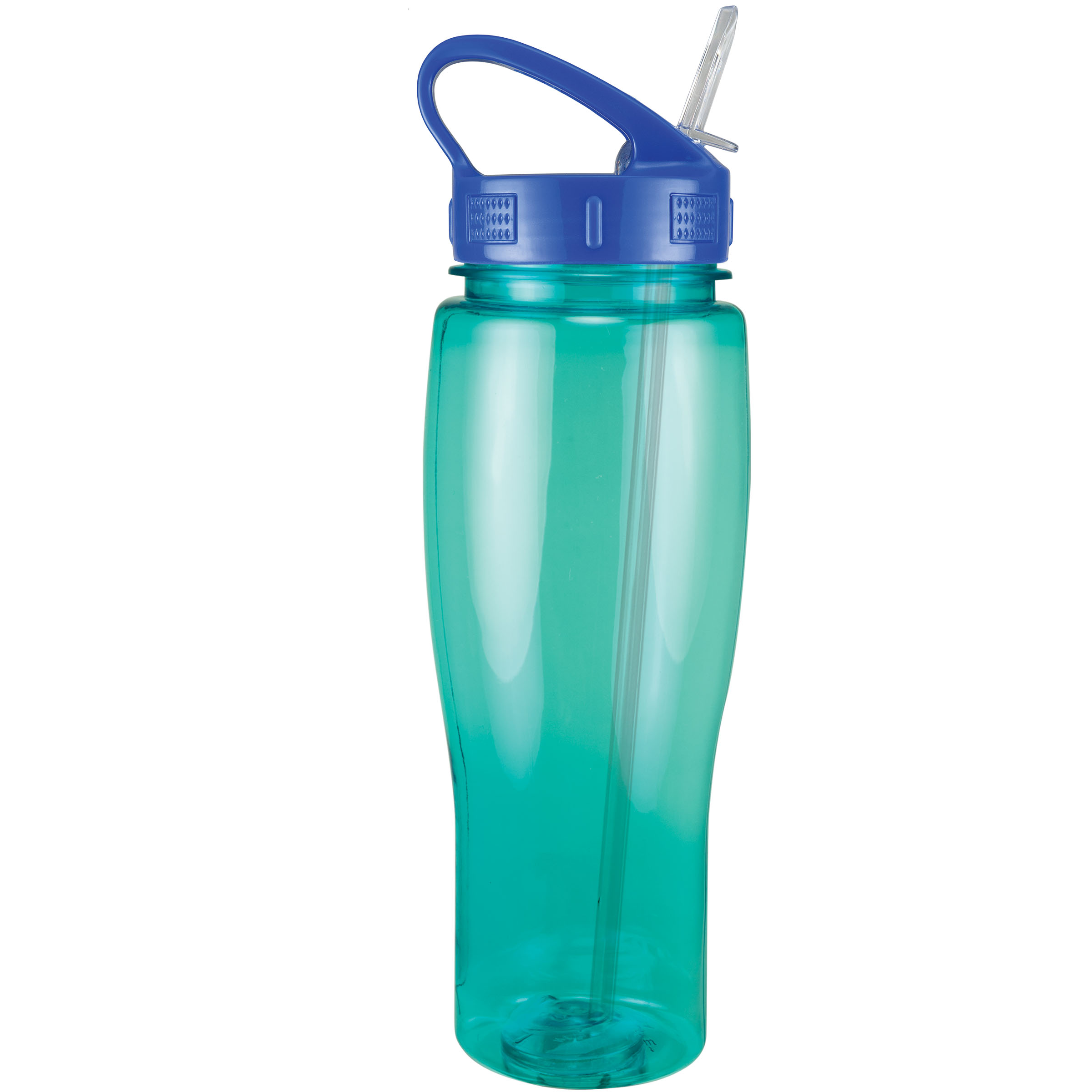 Picture of 24 Oz. Translucent Contour Bottle w/ Sport Sip Lid & Straw