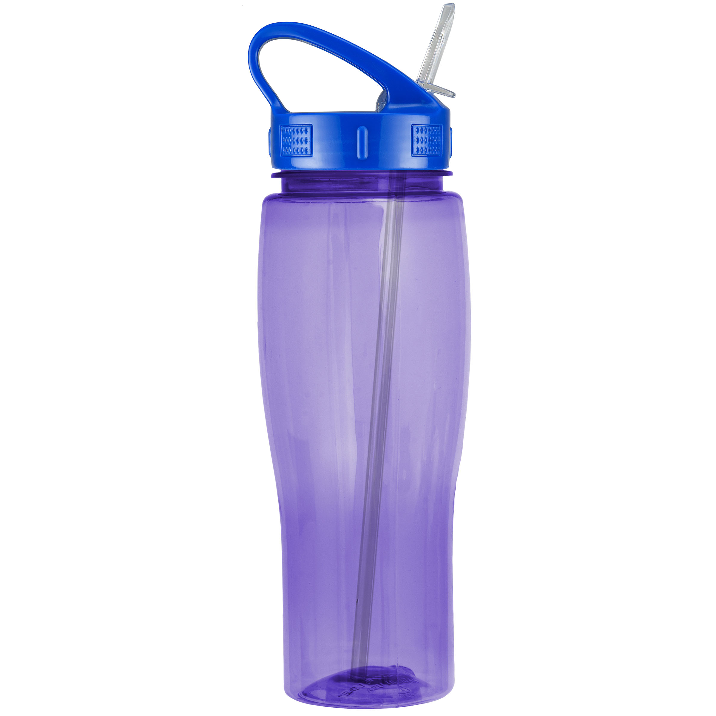 Picture of 24 Oz. Translucent Contour Bottle w/ Sport Sip Lid & Straw