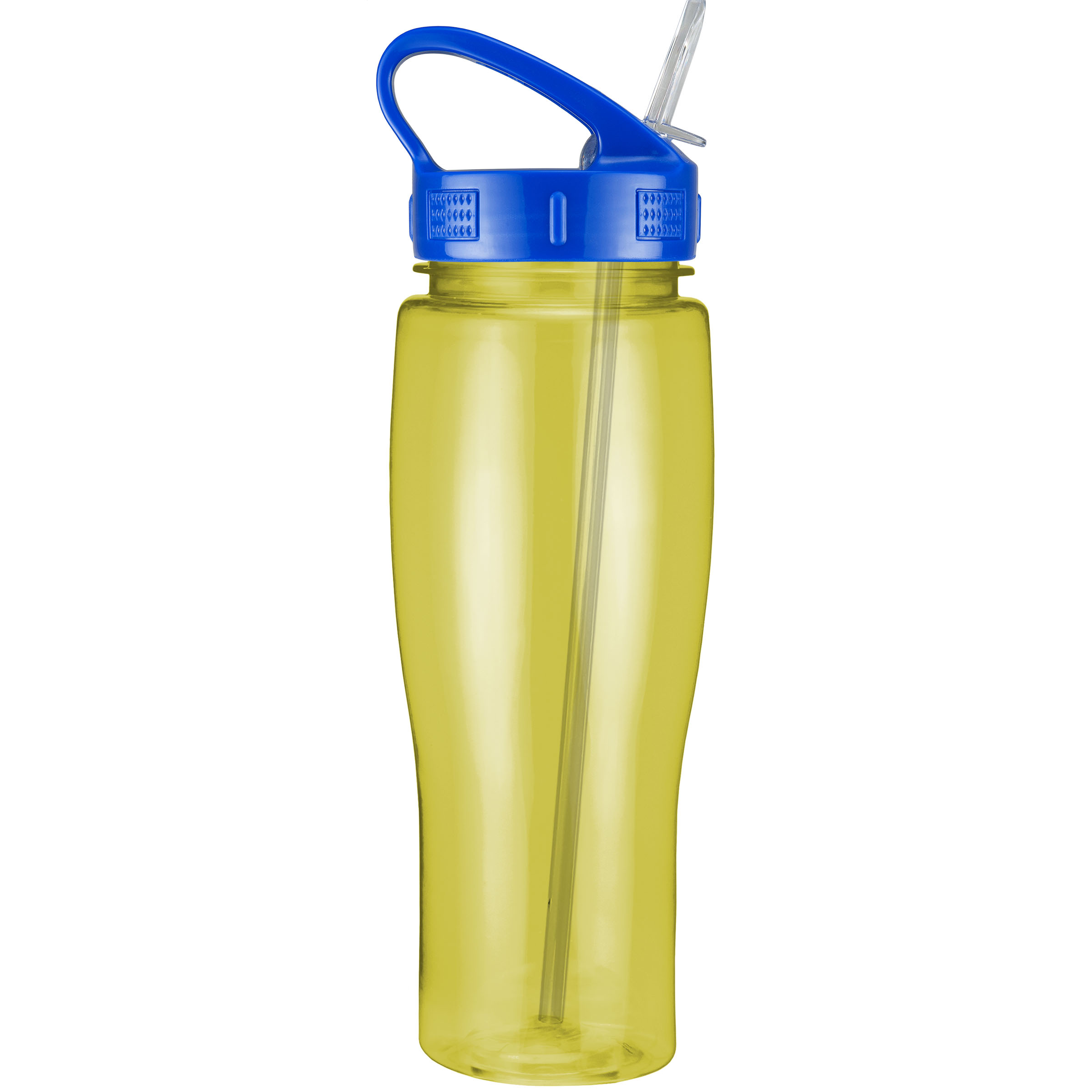 Picture of 24 Oz. Translucent Contour Bottle w/ Sport Sip Lid & Straw