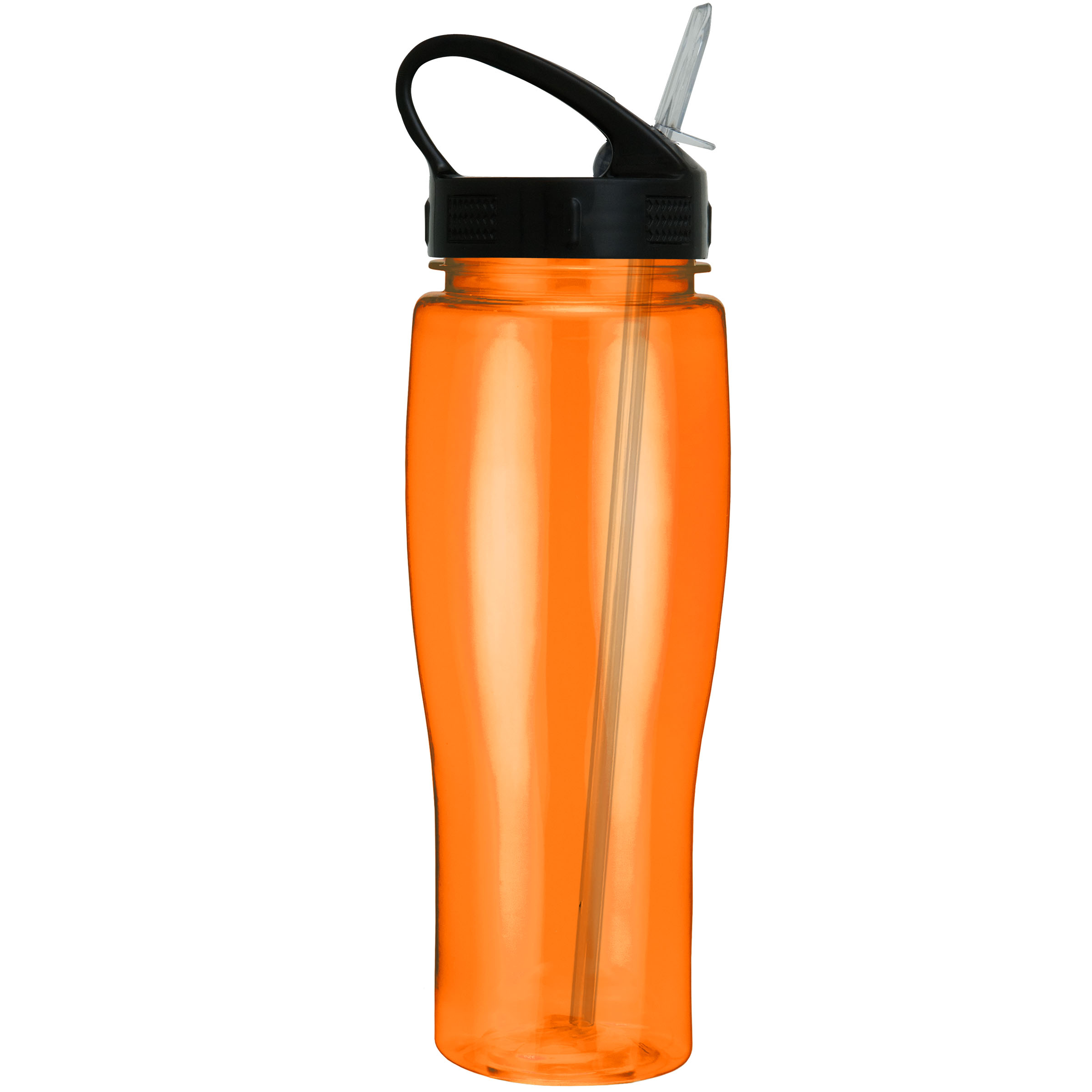 Picture of 24 Oz. Translucent Contour Bottle w/ Sport Sip Lid & Straw