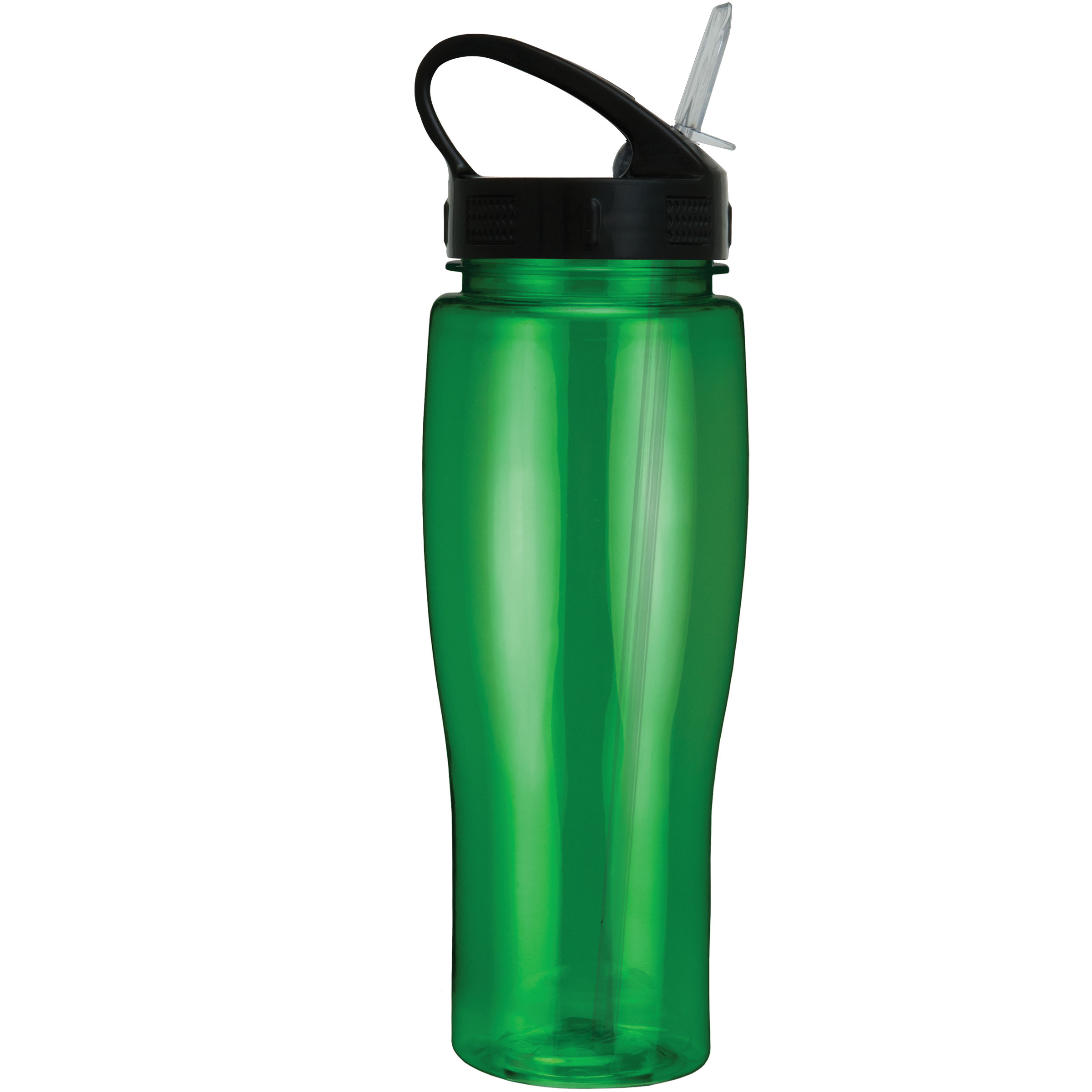 Picture of 24 Oz. Translucent Contour Bottle w/ Sport Sip Lid & Straw