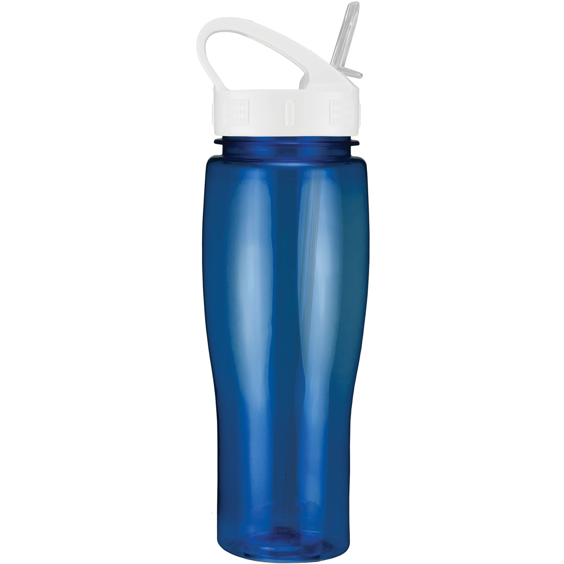 Picture of 24 Oz. Translucent Contour Bottle w/ Sport Sip Lid & Straw