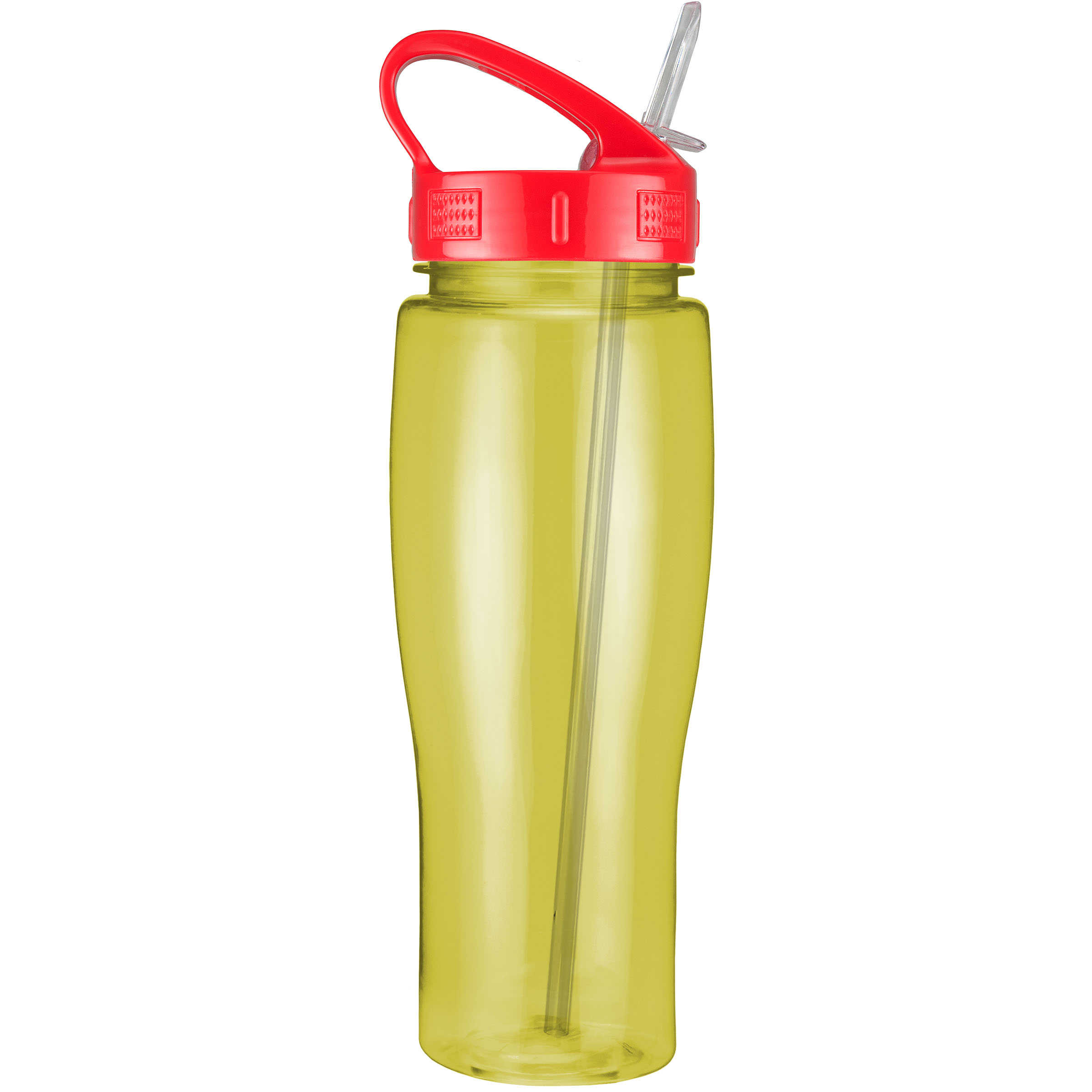 Picture of 24 Oz. Translucent Contour Bottle w/ Sport Sip Lid & Straw