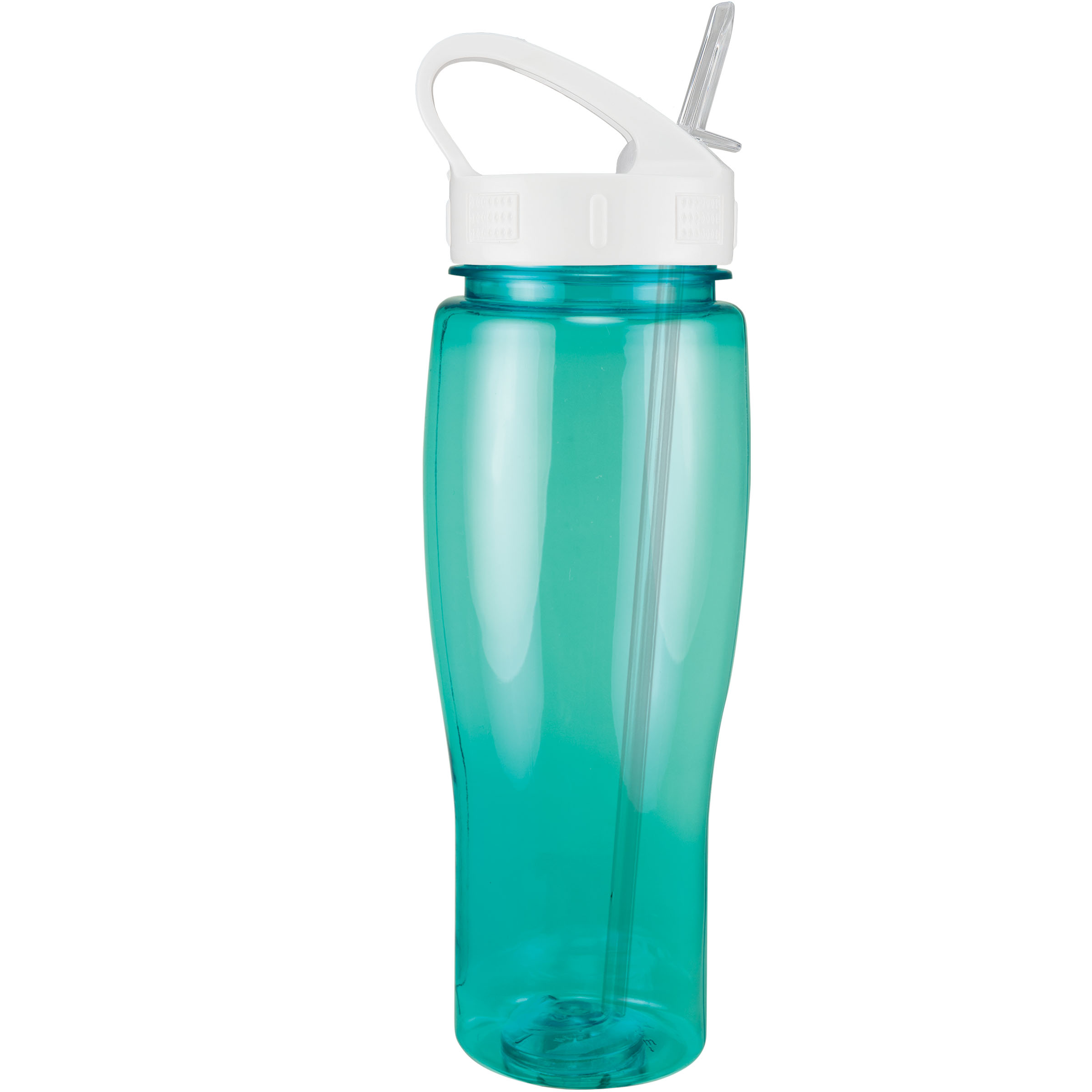 Picture of 24 Oz. Translucent Contour Bottle w/ Sport Sip Lid & Straw