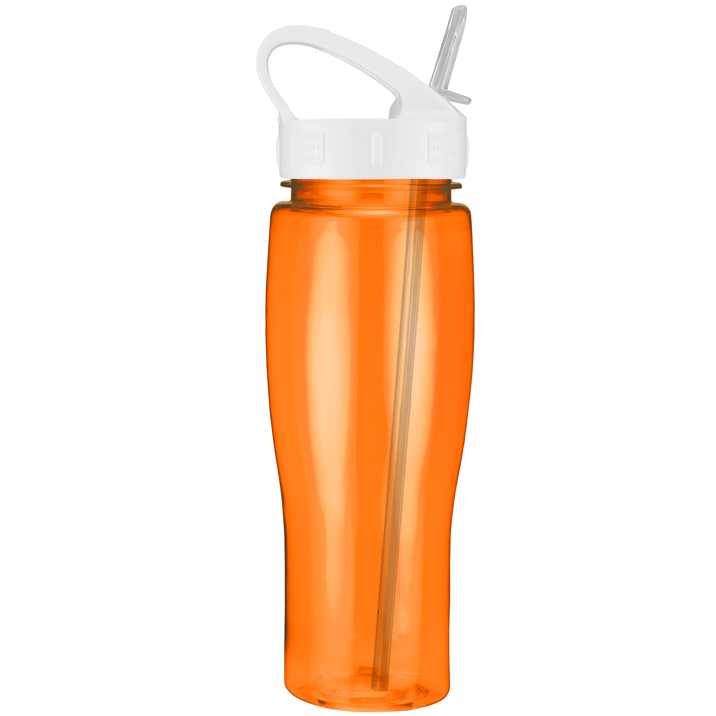 Picture of 24 Oz. Translucent Contour Bottle w/ Sport Sip Lid & Straw