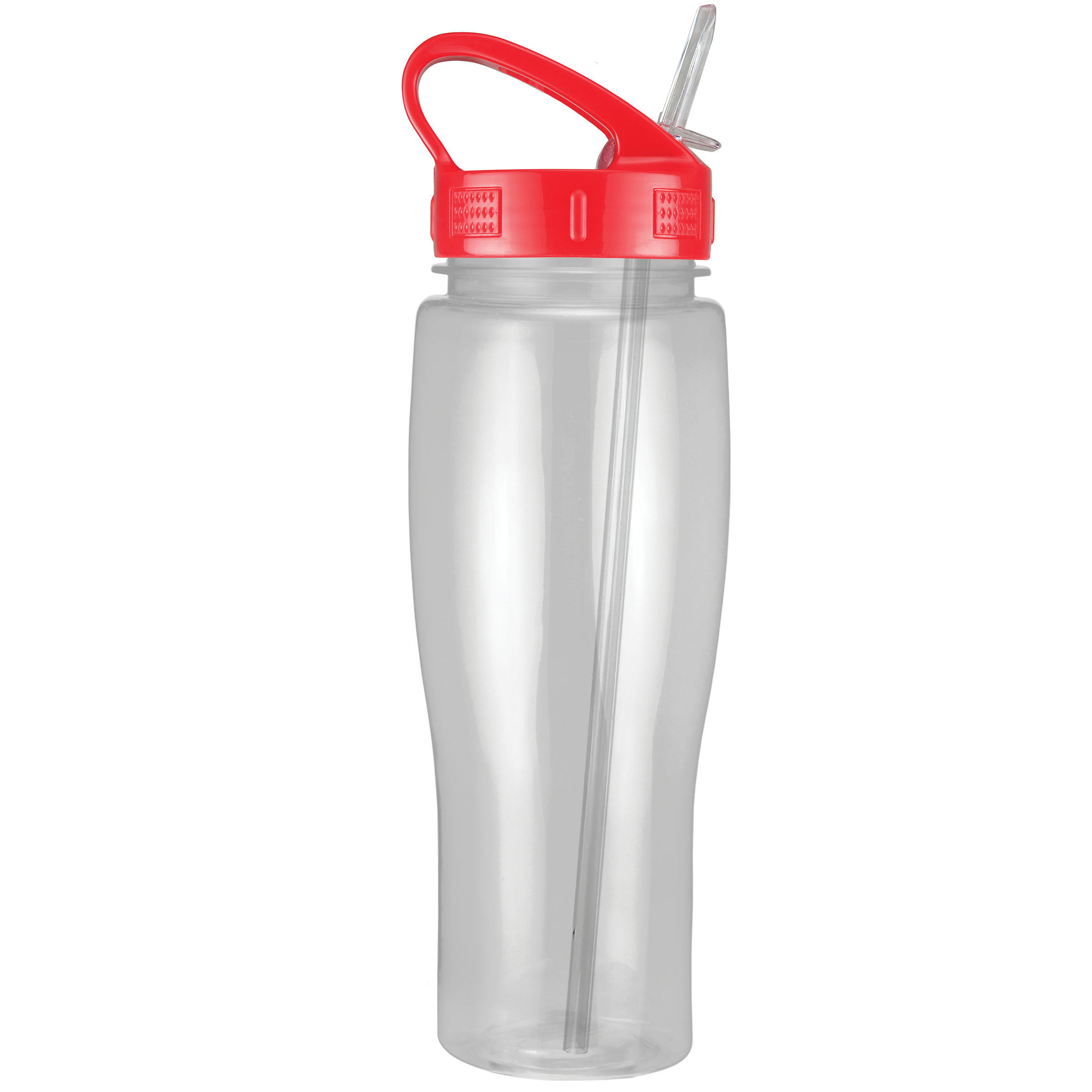 Picture of 24 Oz. Translucent Contour Bottle w/ Sport Sip Lid & Straw