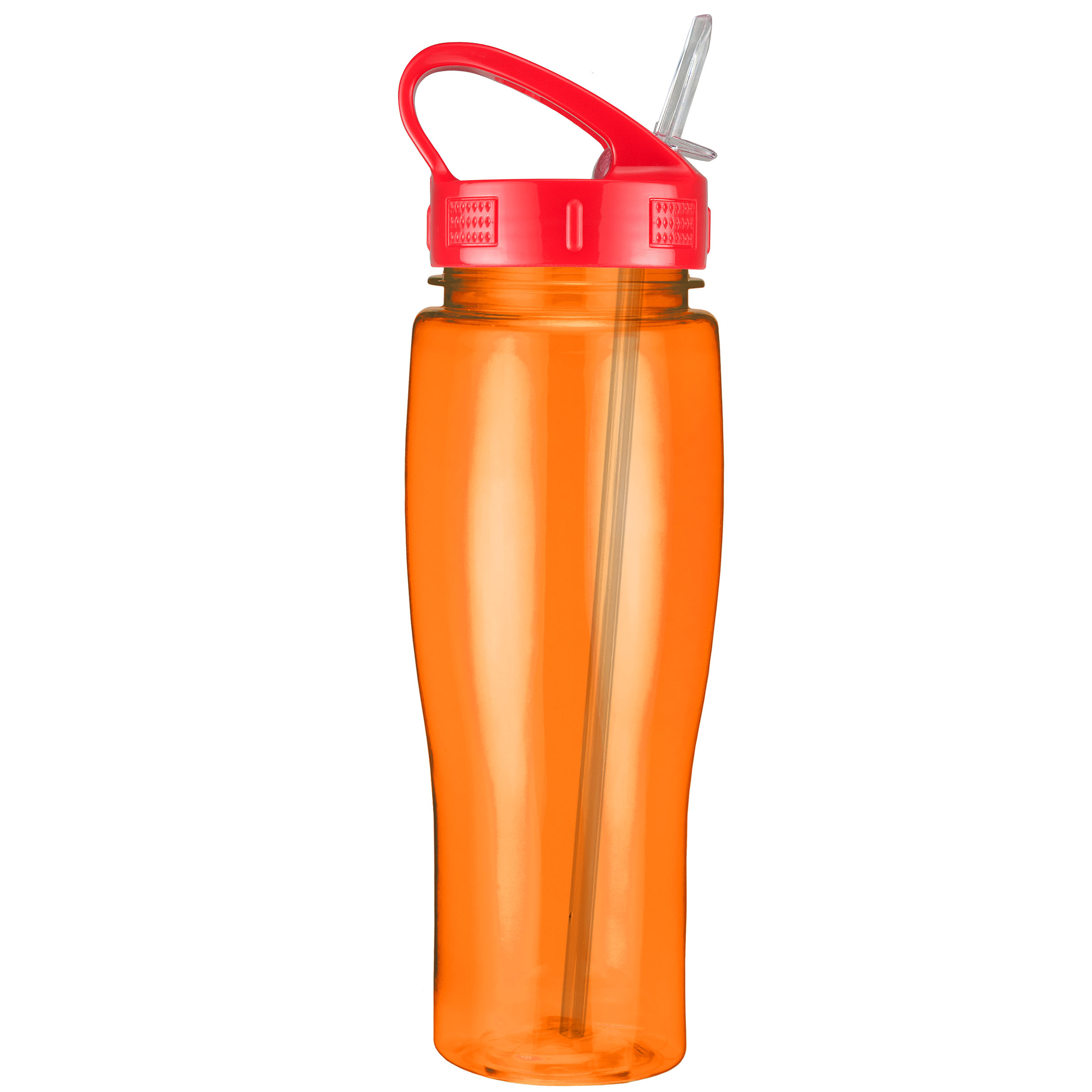 Picture of 24 Oz. Translucent Contour Bottle w/ Sport Sip Lid & Straw