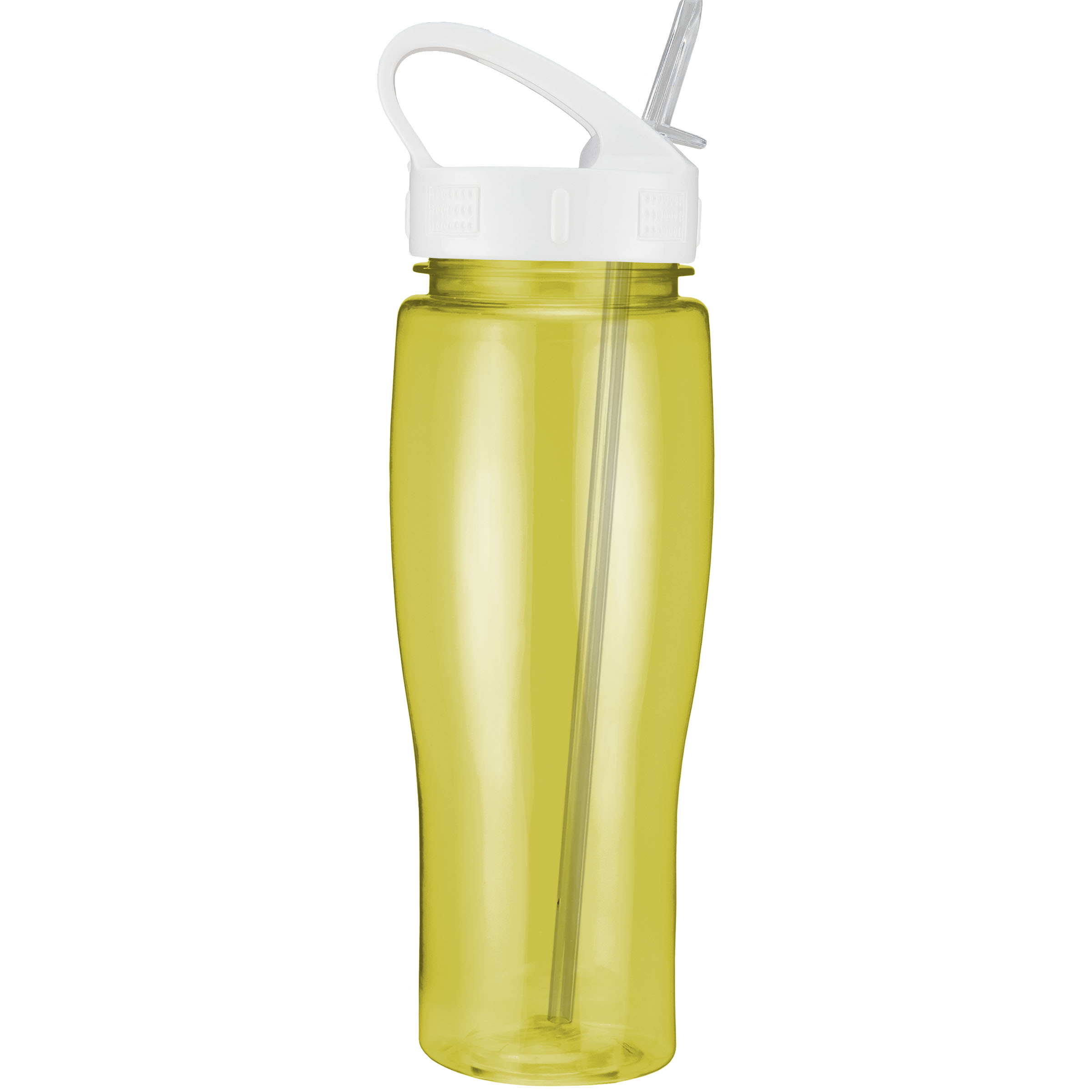 Picture of 24 Oz. Translucent Contour Bottle w/ Sport Sip Lid & Straw