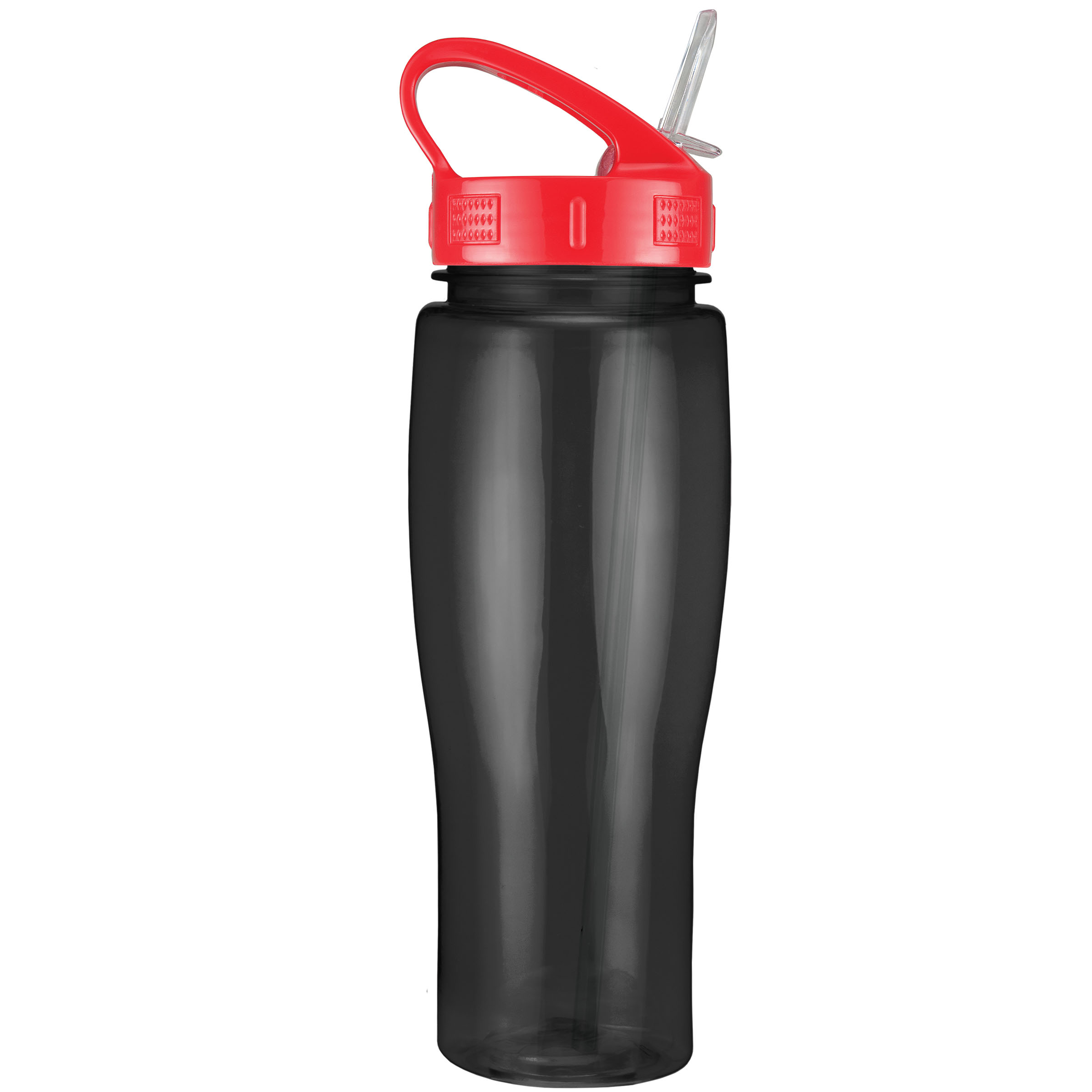 Picture of 24 Oz. Translucent Contour Bottle w/ Sport Sip Lid & Straw