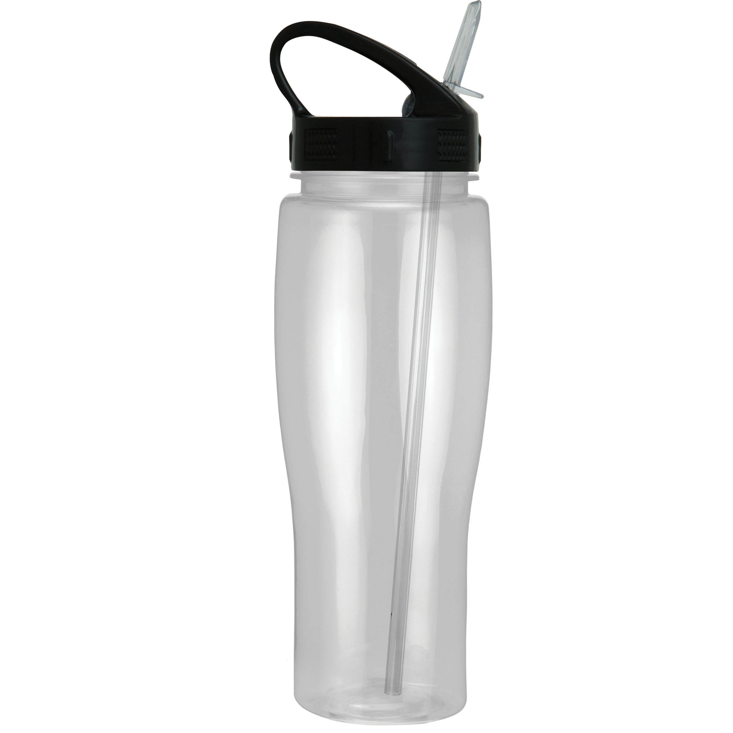 Picture of 24 Oz. Translucent Contour Bottle w/ Sport Sip Lid & Straw