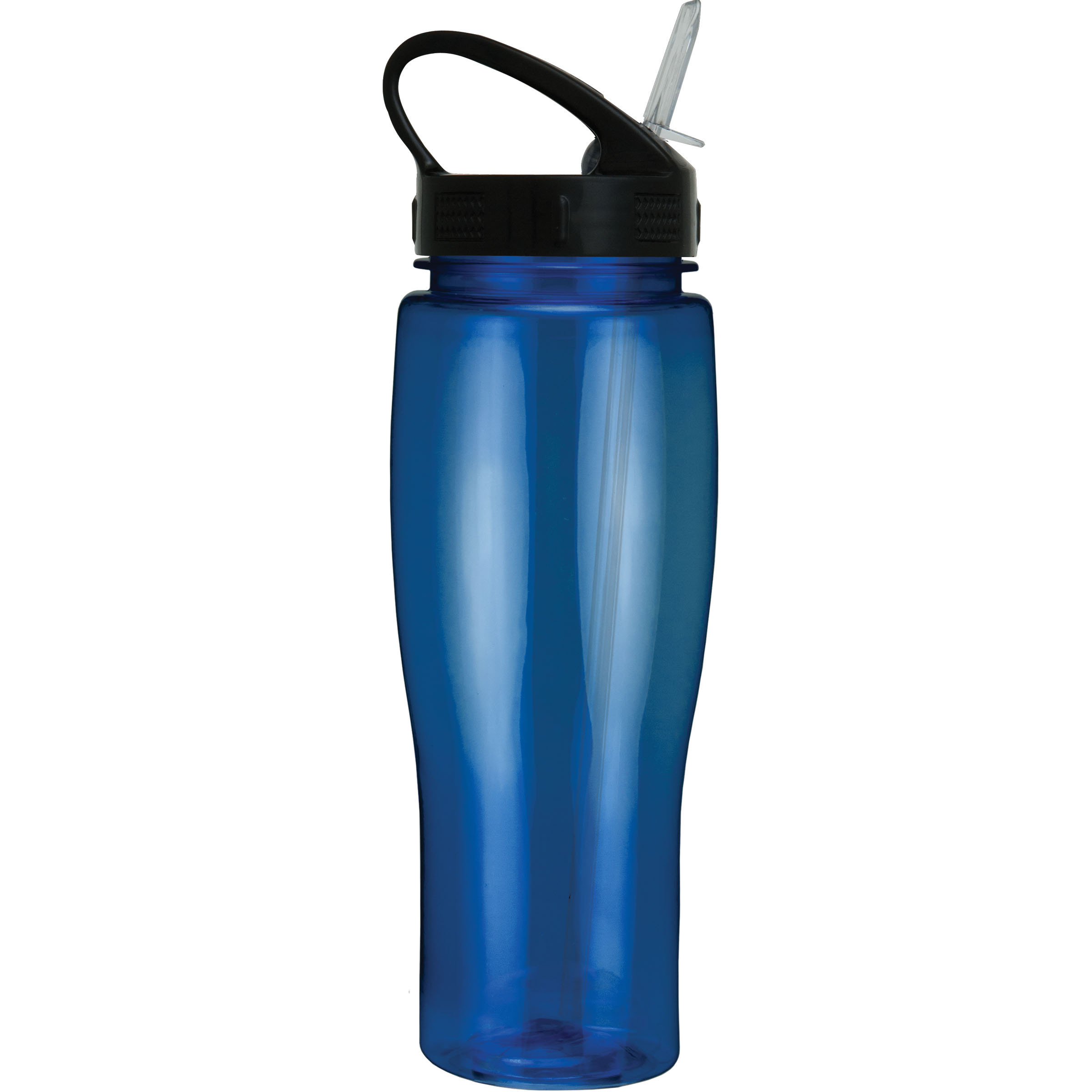 Picture of 24 Oz. Translucent Contour Bottle w/ Sport Sip Lid & Straw