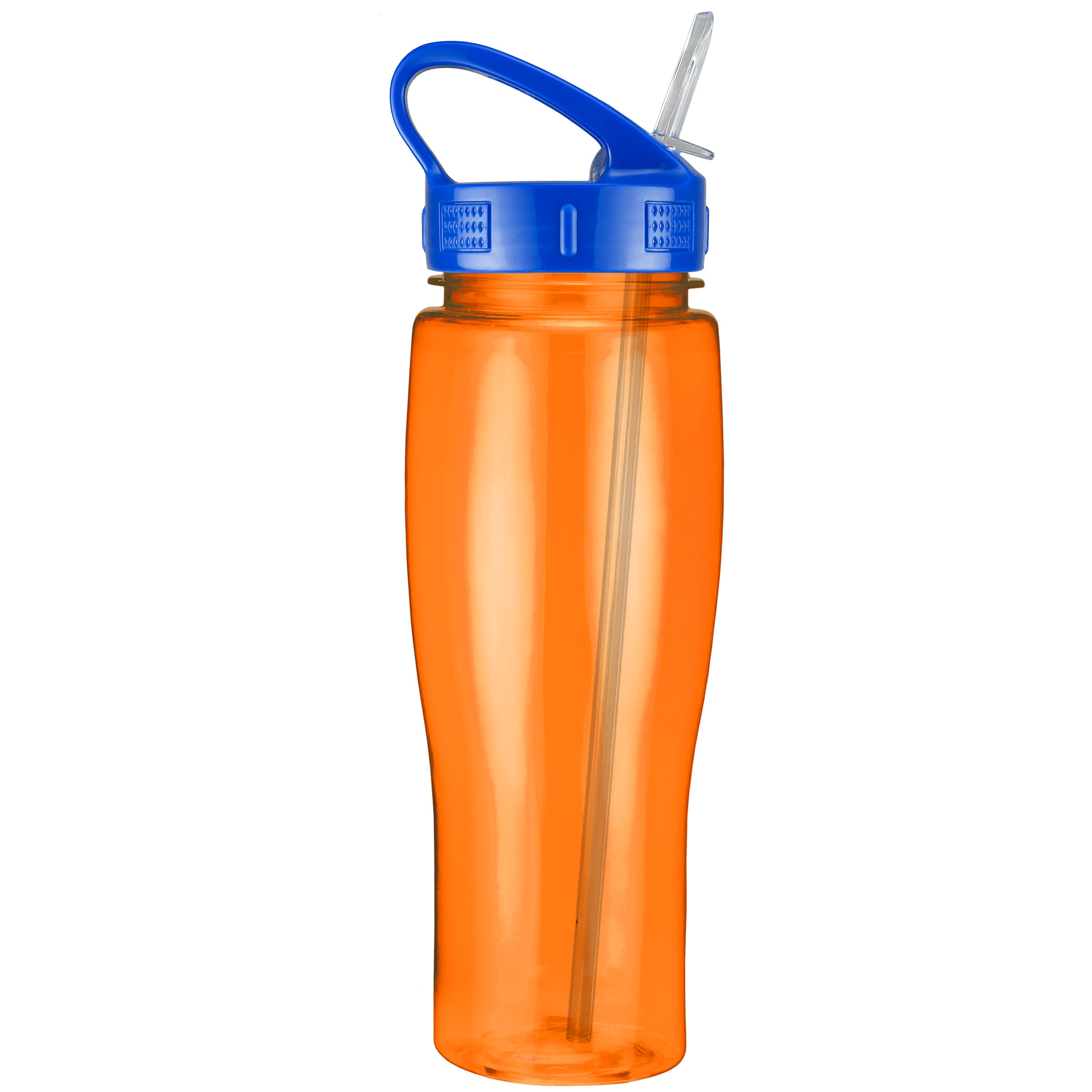 Picture of 24 Oz. Translucent Contour Bottle w/ Sport Sip Lid & Straw