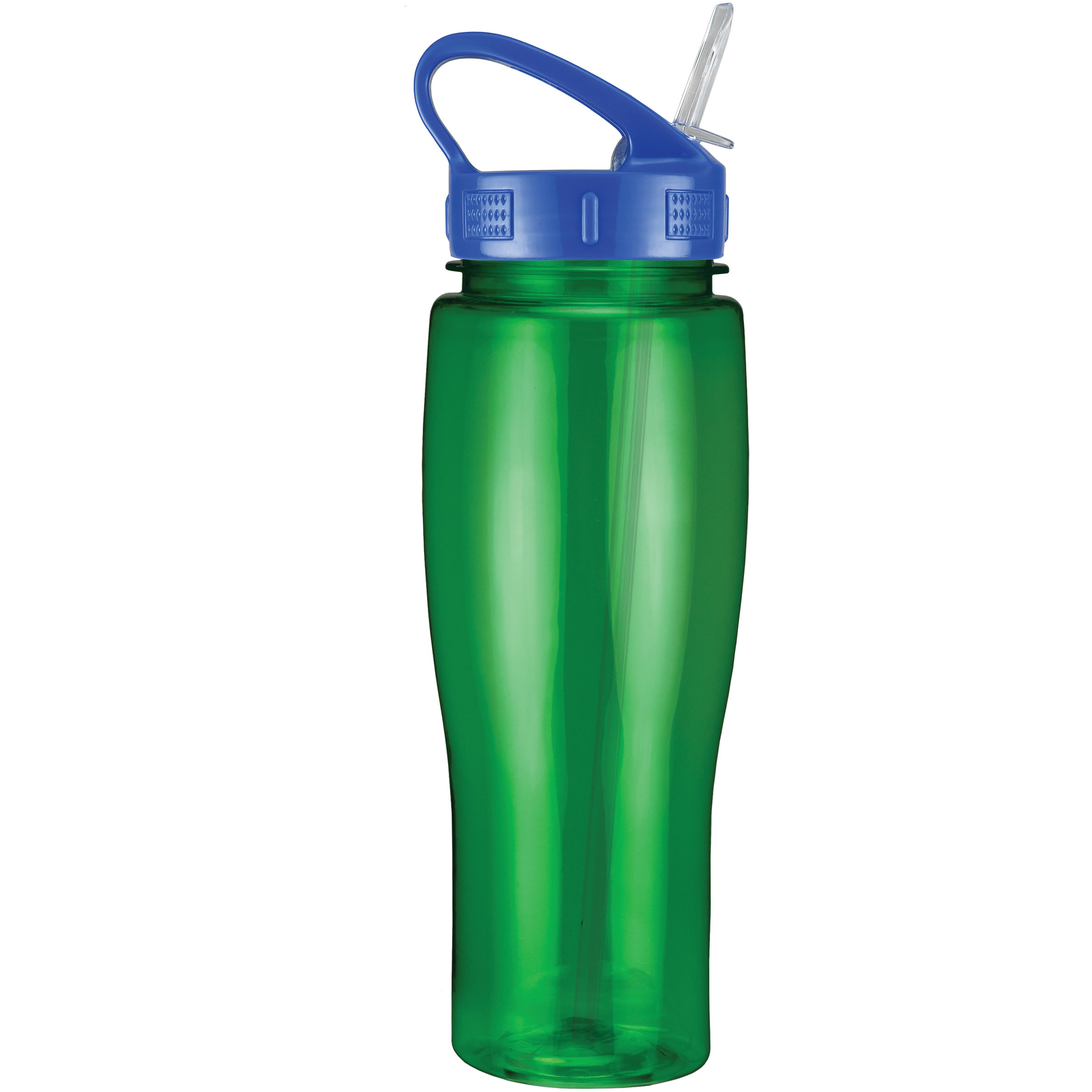 Picture of 24 Oz. Translucent Contour Bottle w/ Sport Sip Lid & Straw