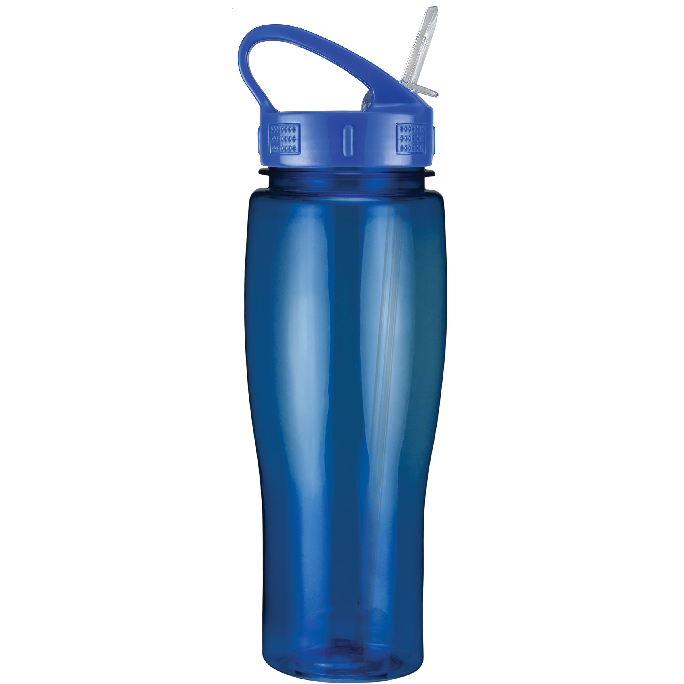 Picture of 24 Oz. Translucent Contour Bottle w/ Sport Sip Lid & Straw
