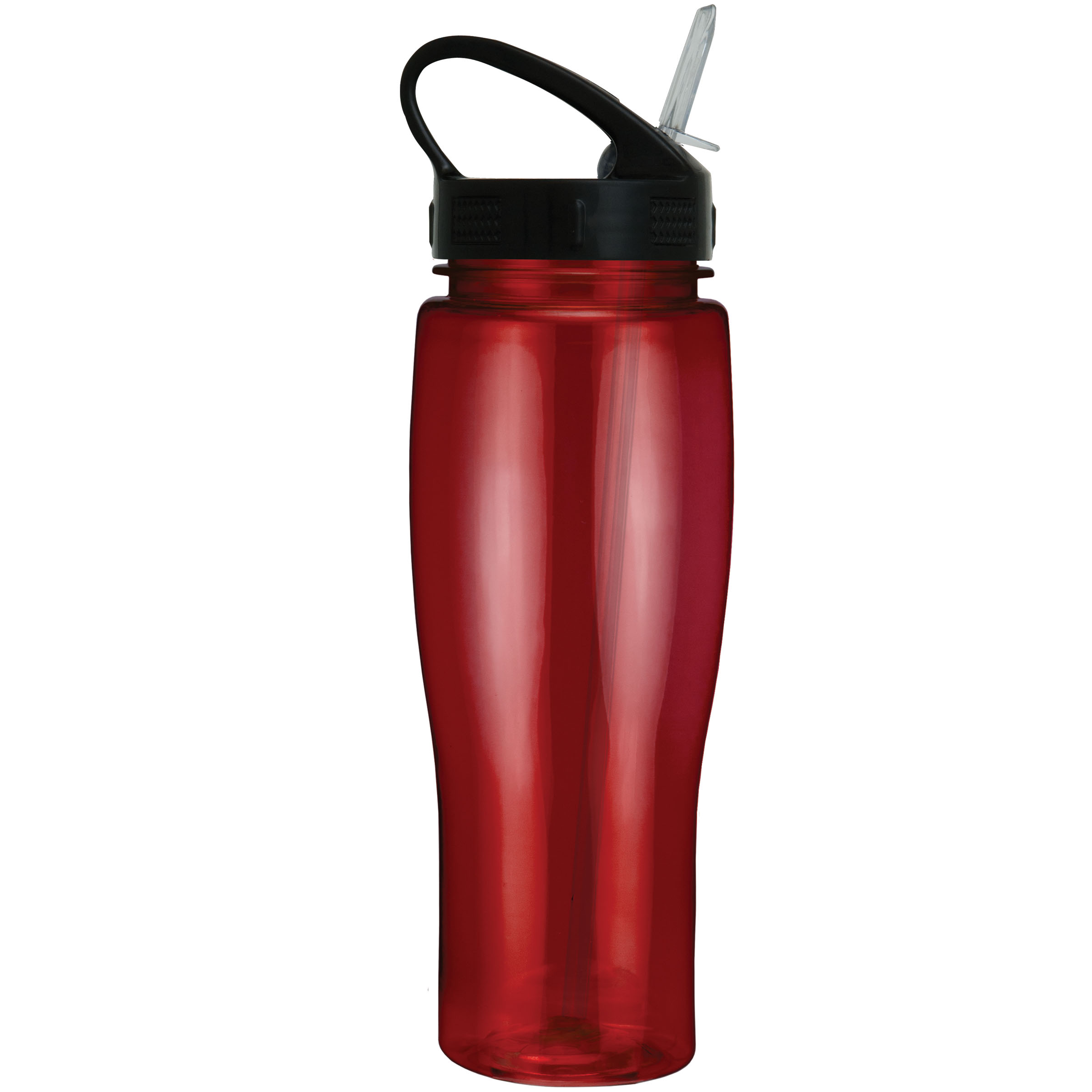 Picture of 24 Oz. Translucent Contour Bottle w/ Sport Sip Lid & Straw