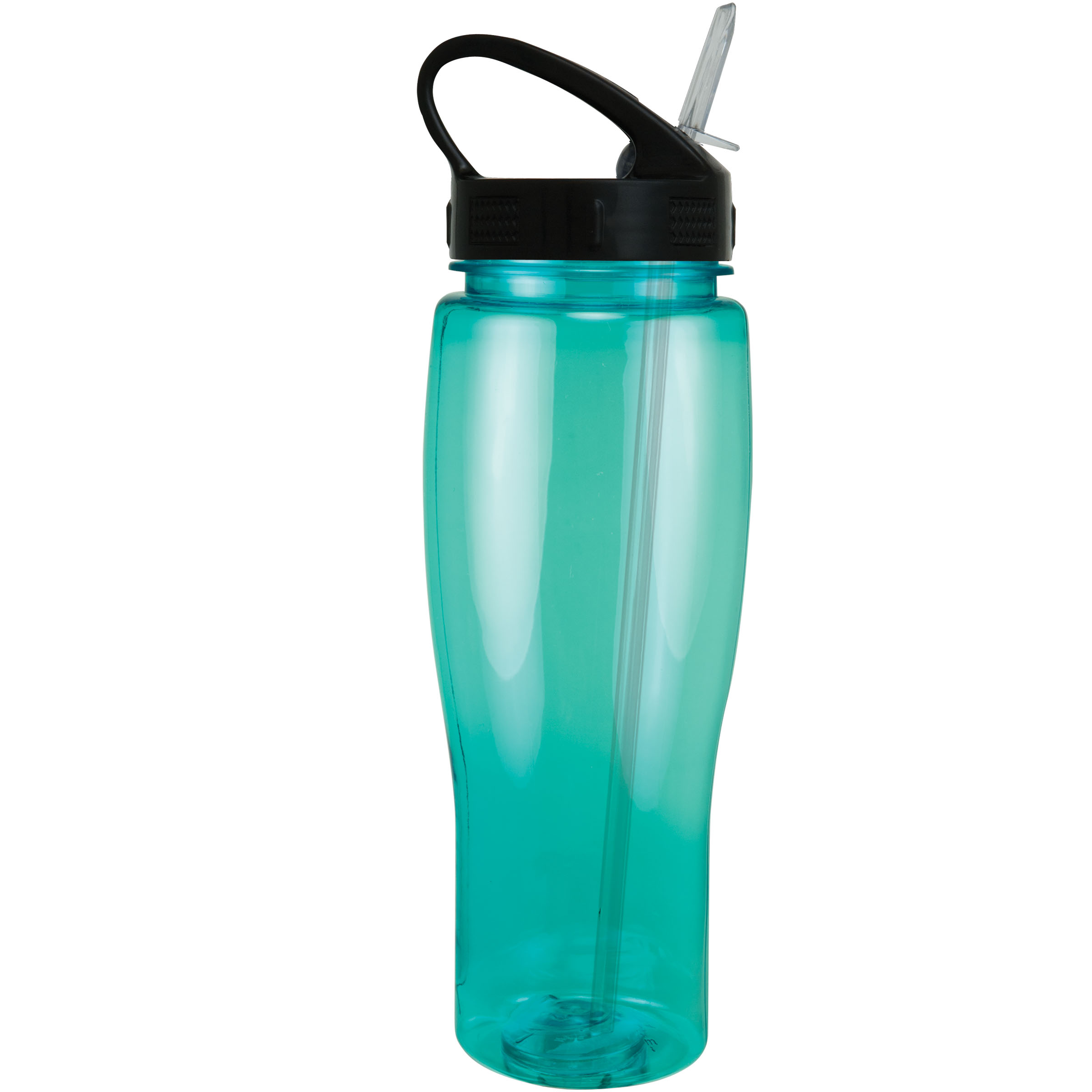 Picture of 24 Oz. Translucent Contour Bottle w/ Sport Sip Lid & Straw