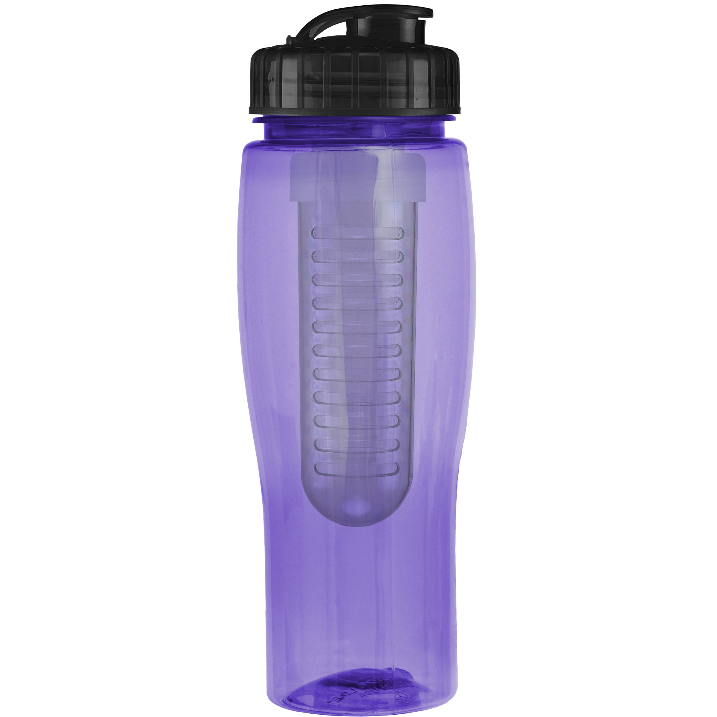 Picture of 24 Oz. Translucent Contour Bottle w/ Flip Top Lid and Infuser