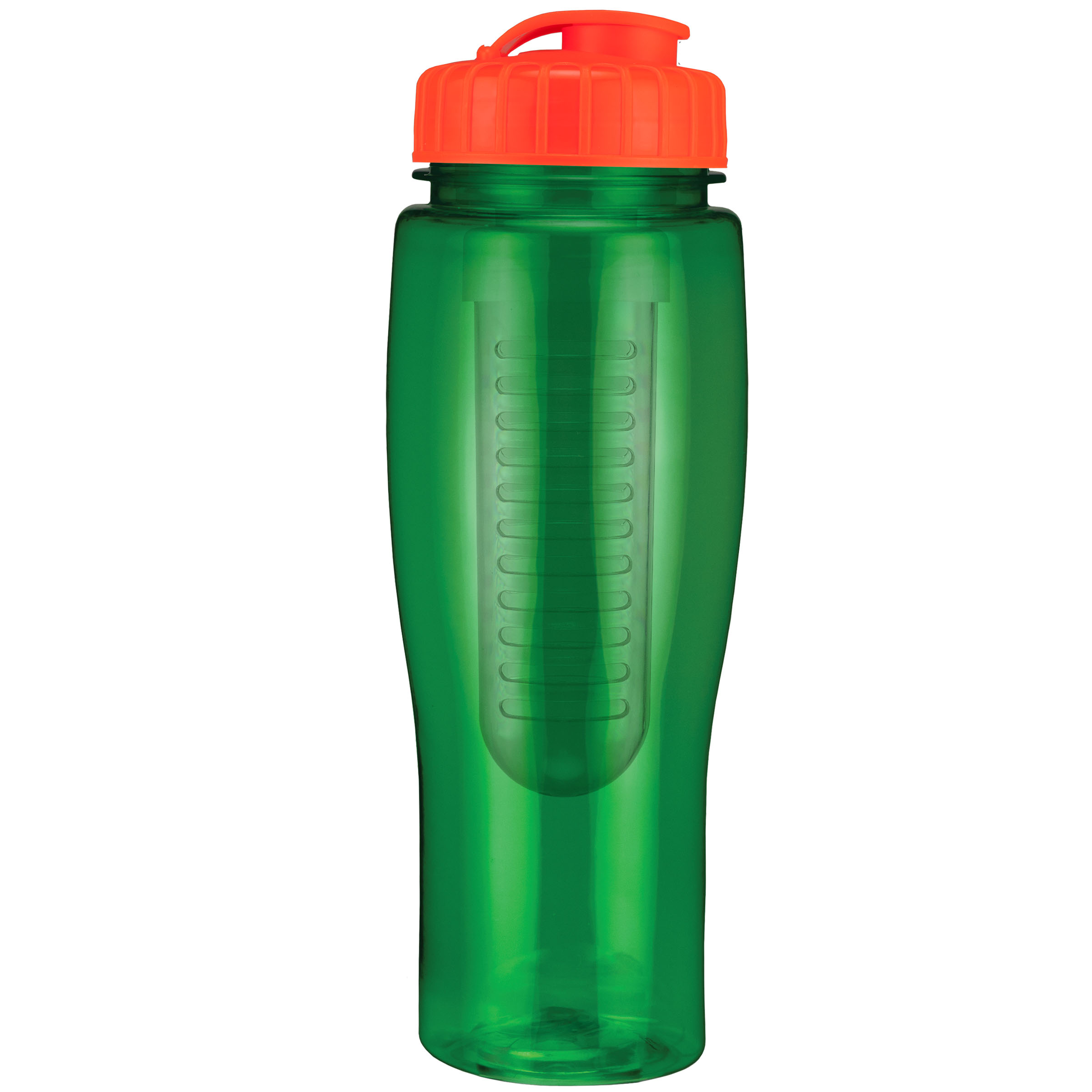 Picture of 24 Oz. Translucent Contour Bottle w/ Flip Top Lid and Infuser