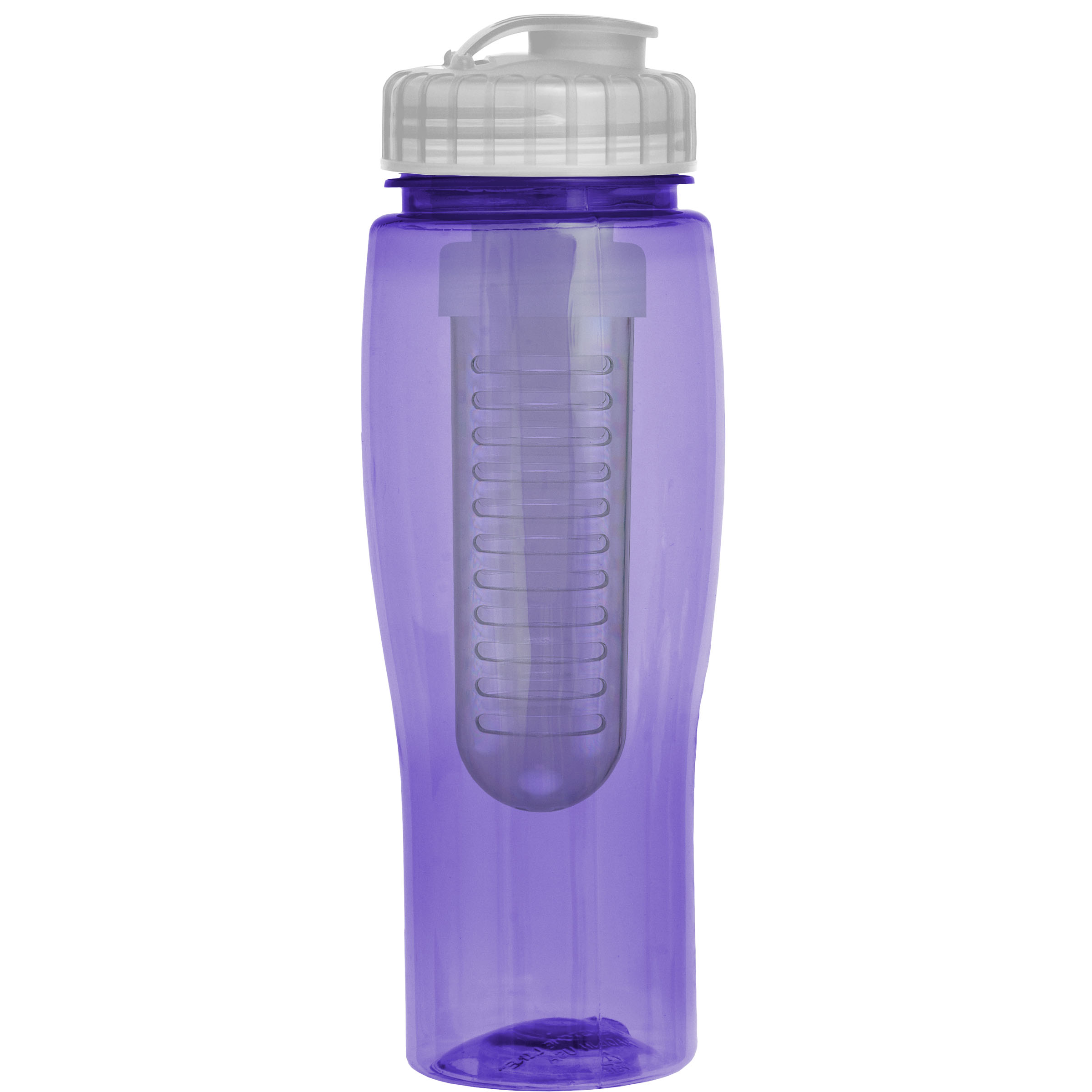 Picture of 24 Oz. Translucent Contour Bottle w/ Flip Top Lid and Infuser