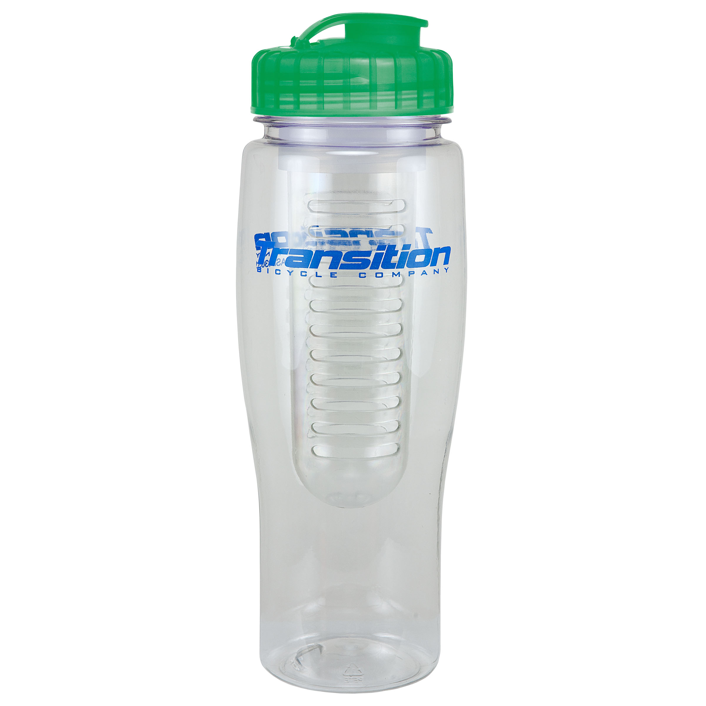 Picture of 24 Oz. Translucent Contour Bottle w/ Flip Top Lid and Infuser