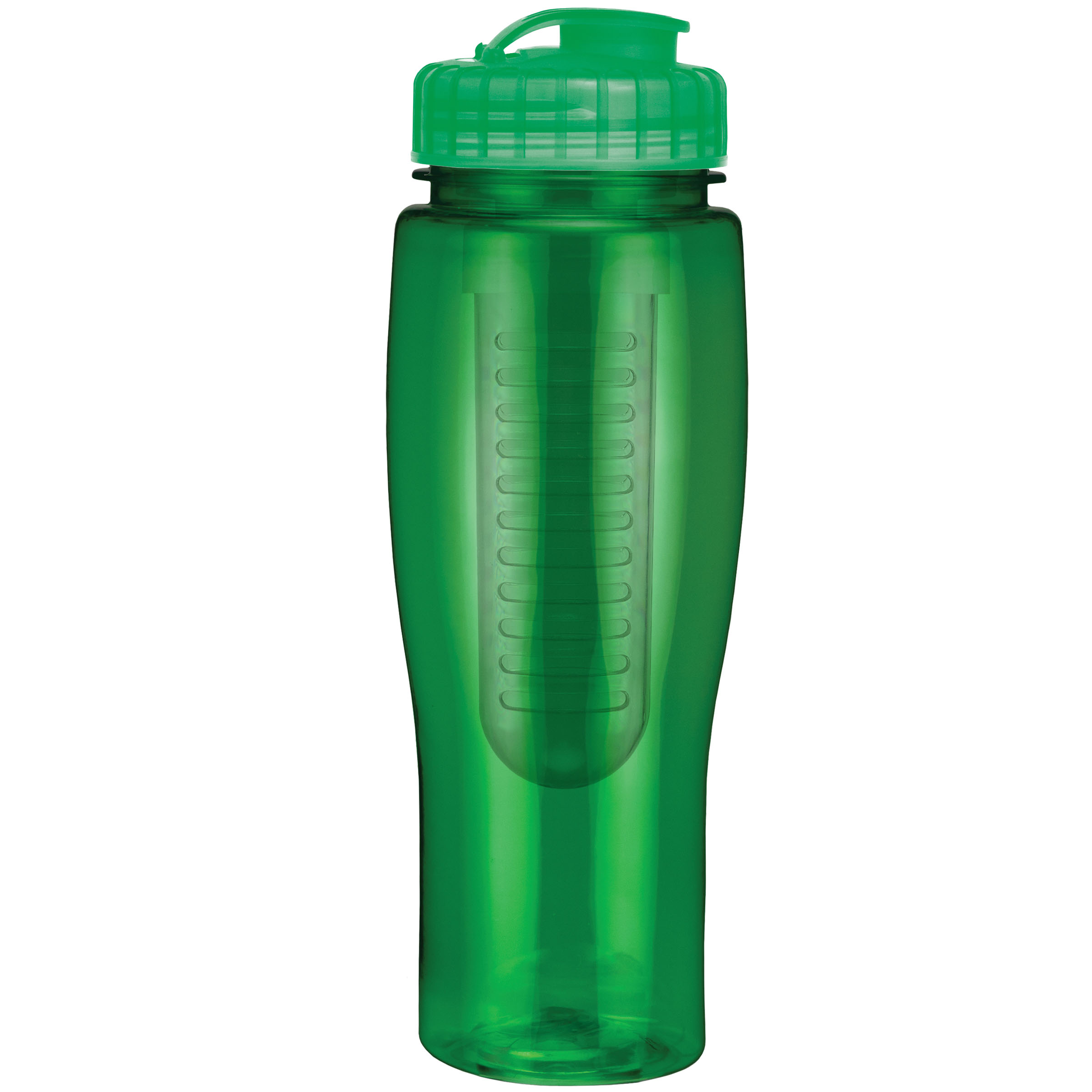 Picture of 24 Oz. Translucent Contour Bottle w/ Flip Top Lid and Infuser