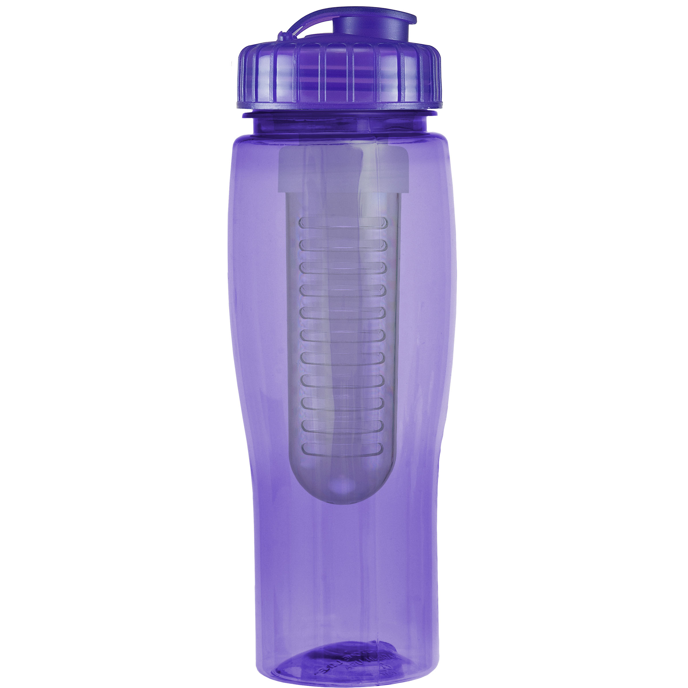 Picture of 24 Oz. Translucent Contour Bottle w/ Flip Top Lid and Infuser
