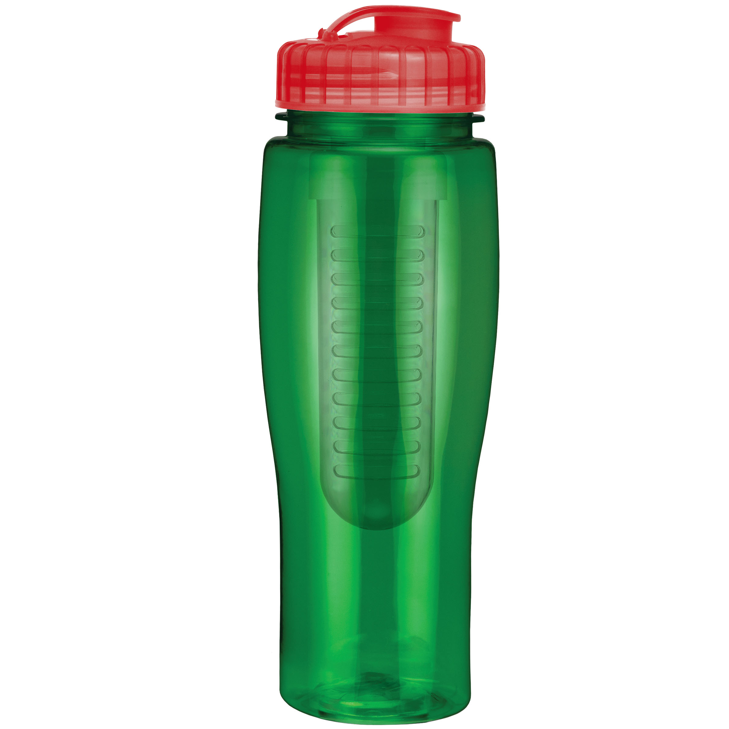 Picture of 24 Oz. Translucent Contour Bottle w/ Flip Top Lid and Infuser
