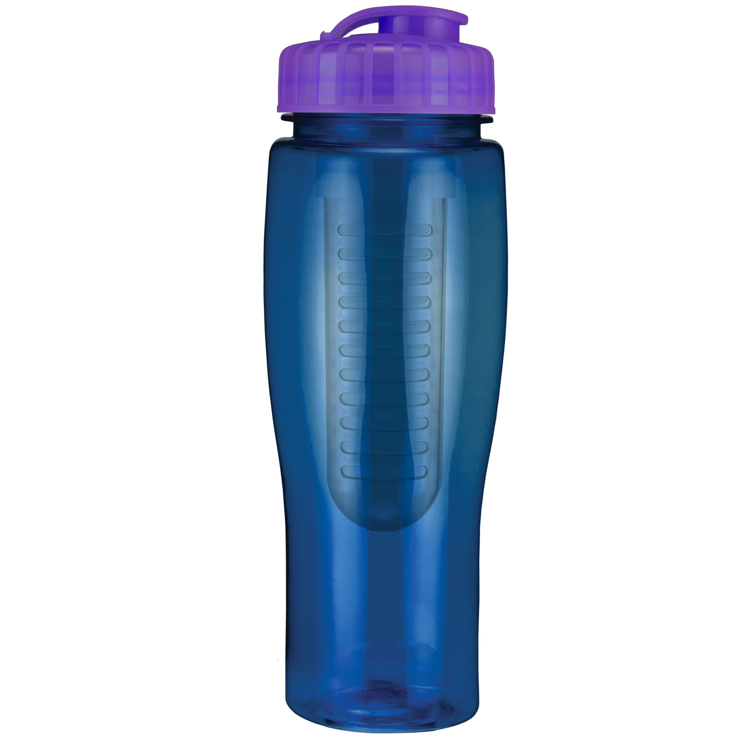 Picture of 24 Oz. Translucent Contour Bottle w/ Flip Top Lid and Infuser