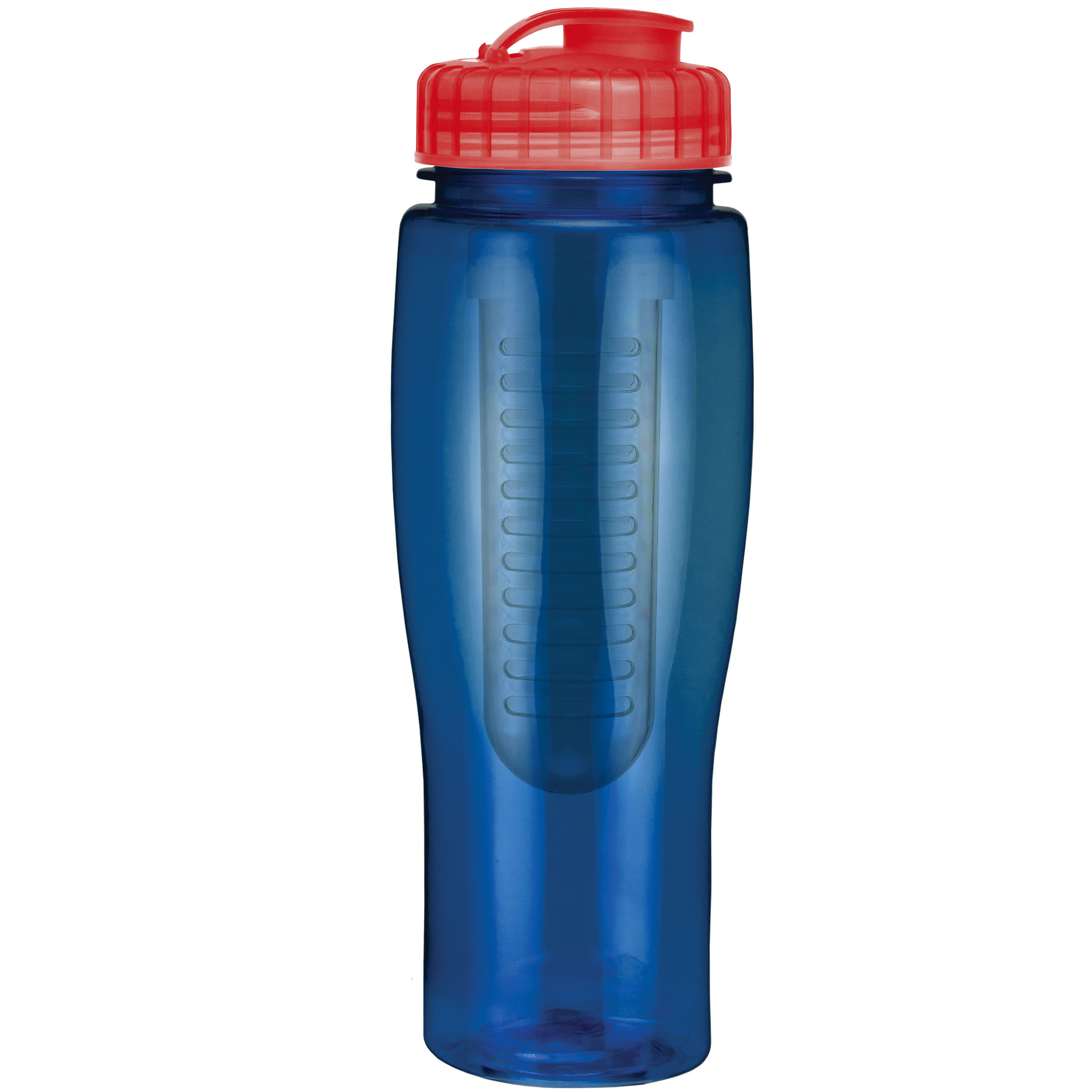 Picture of 24 Oz. Translucent Contour Bottle w/ Flip Top Lid and Infuser