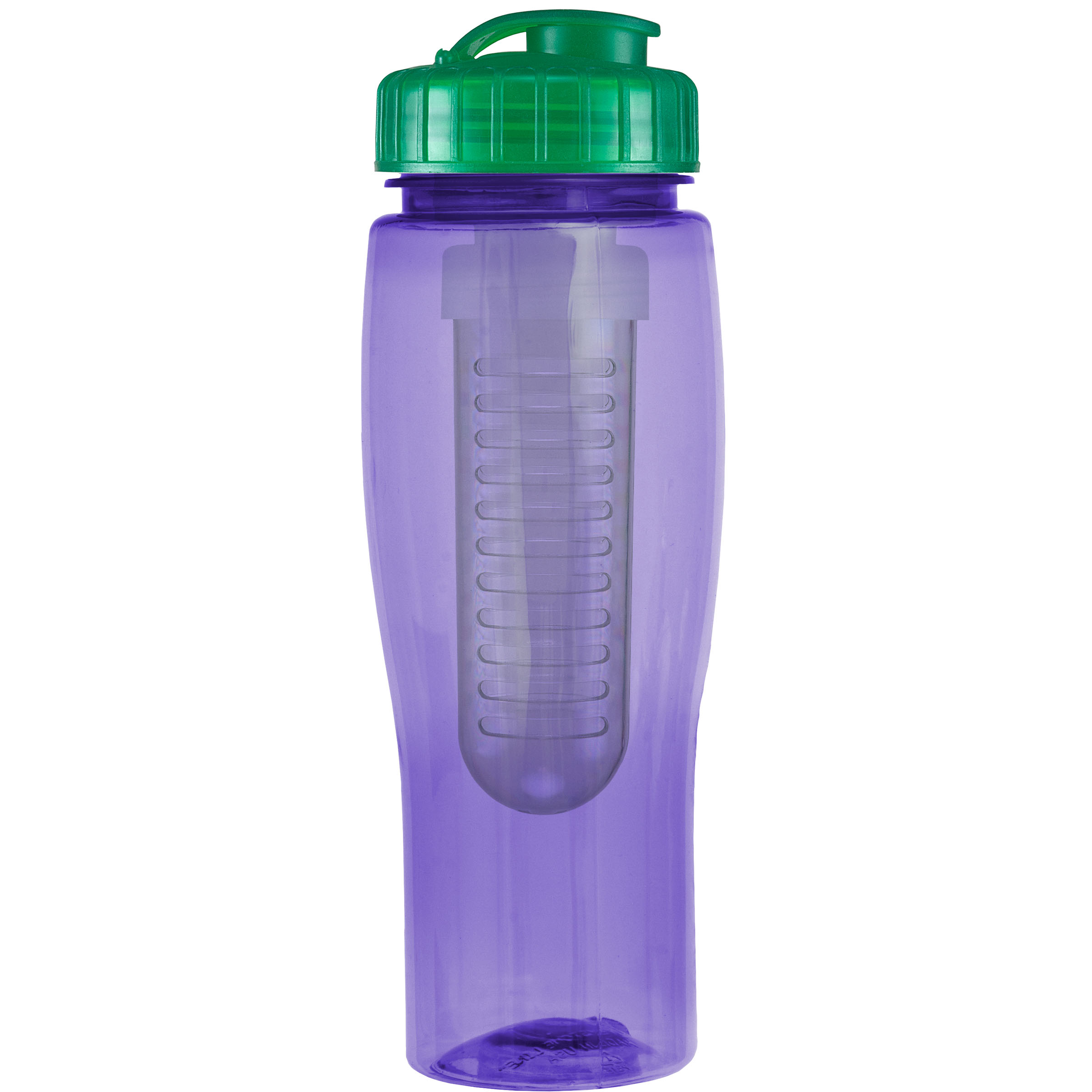 Picture of 24 Oz. Translucent Contour Bottle w/ Flip Top Lid and Infuser