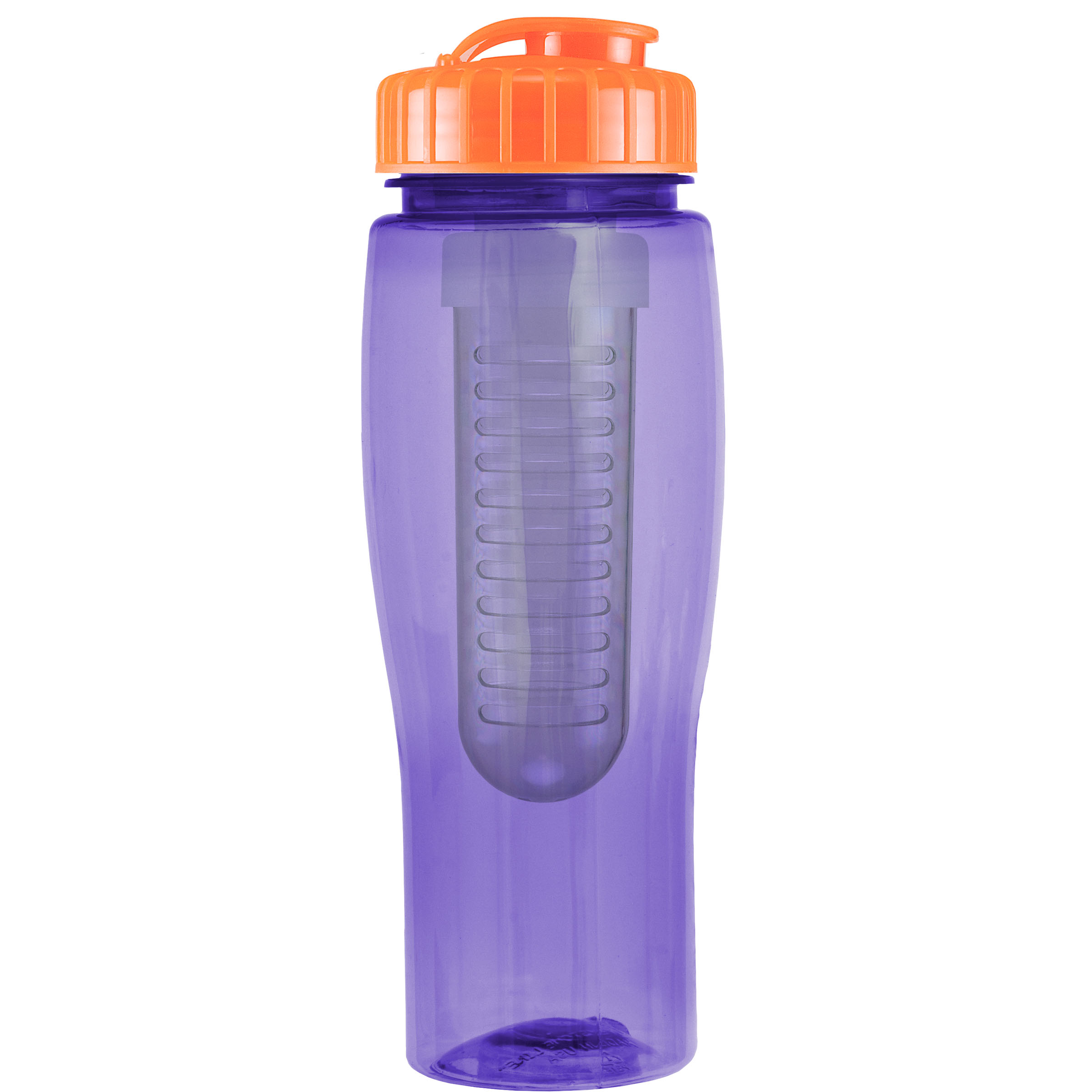 Picture of 24 Oz. Translucent Contour Bottle w/ Flip Top Lid and Infuser