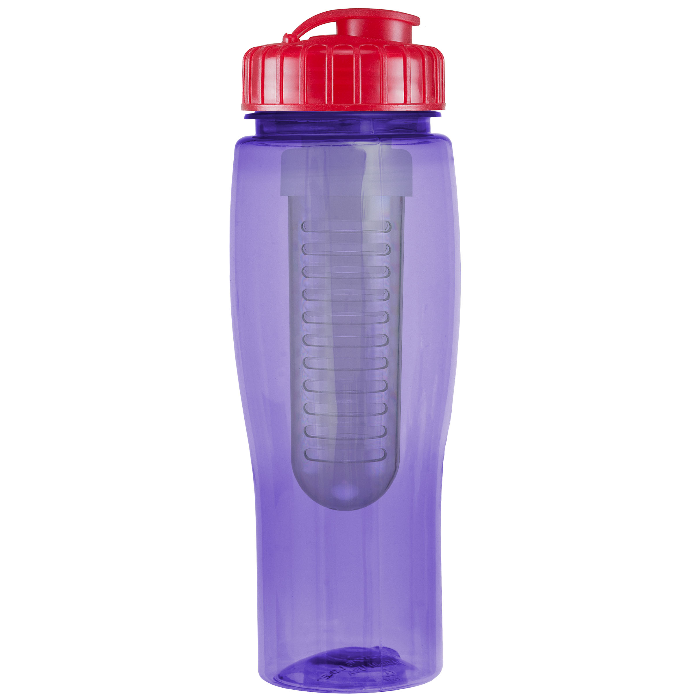 Picture of 24 Oz. Translucent Contour Bottle w/ Flip Top Lid and Infuser